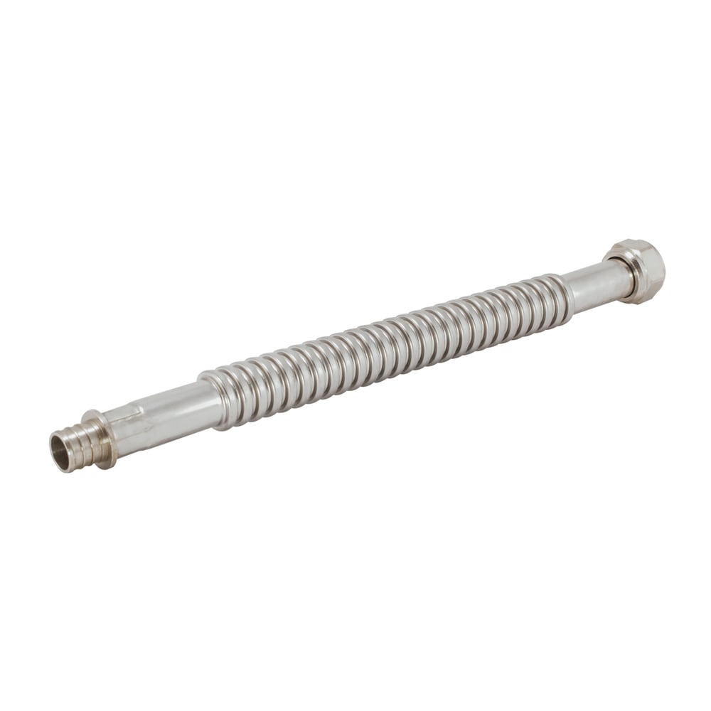 EASTMAN 438624 24-in 3/4 -in PEX barb Inlet x 3/4 -in FIP Outlet Corrugated stainless steel Water heater connector