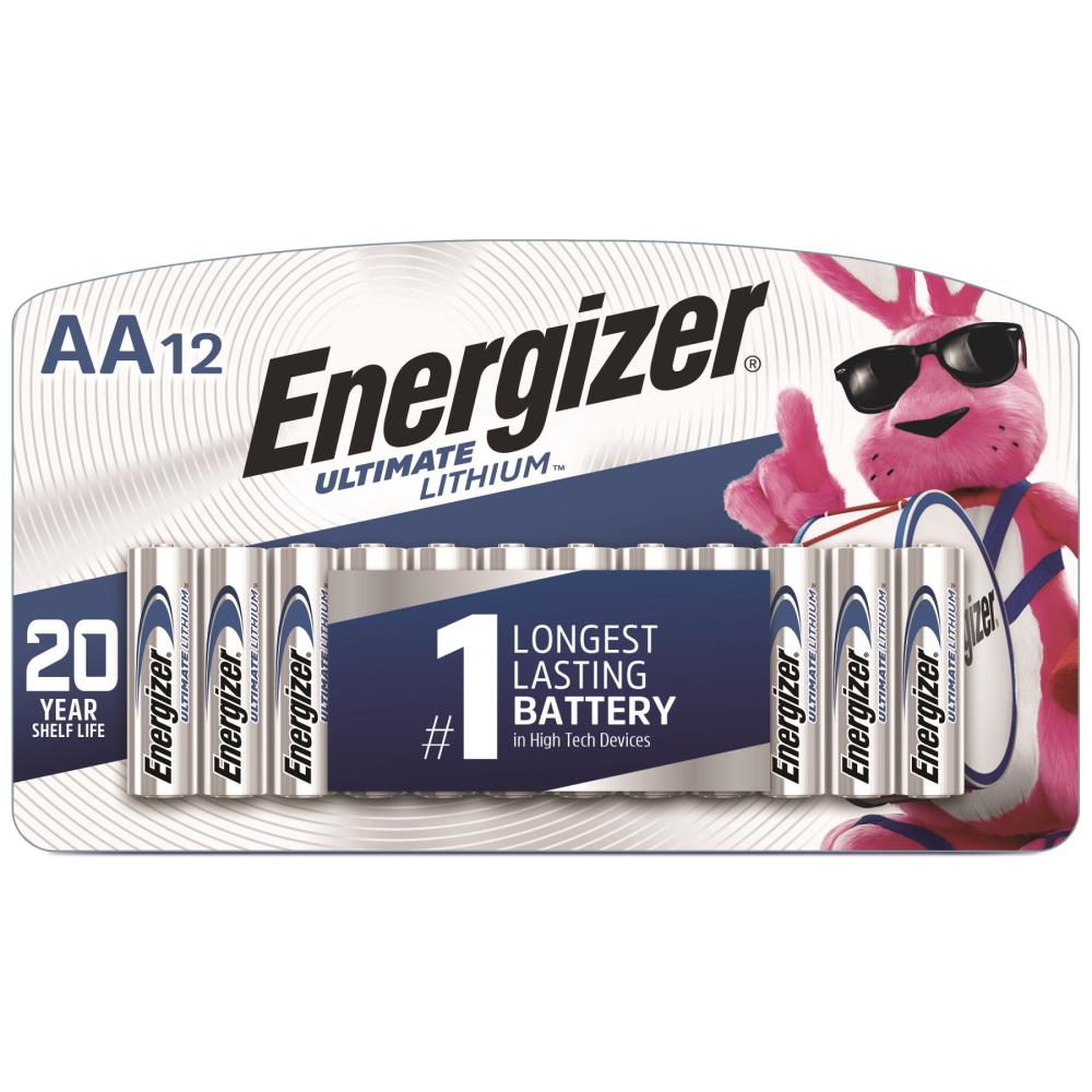 Energizer Ultimate Lithium AA Batteries (12-Pack) in the AA Batteries  department at