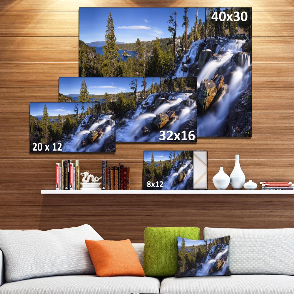 Designart 30-in H x 40-in W Landscape Print on Canvas in the Wall Art ...