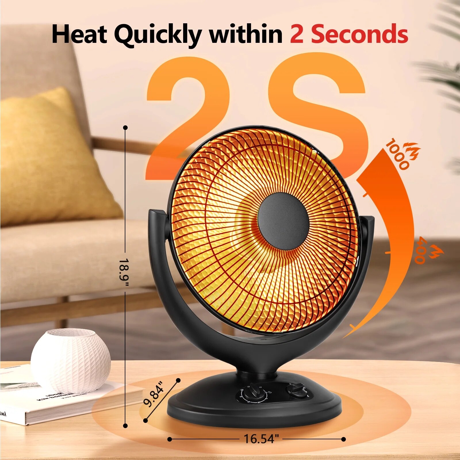 COWSAR LSRW-R53-15HB Portable-Electric-Heat - View #6