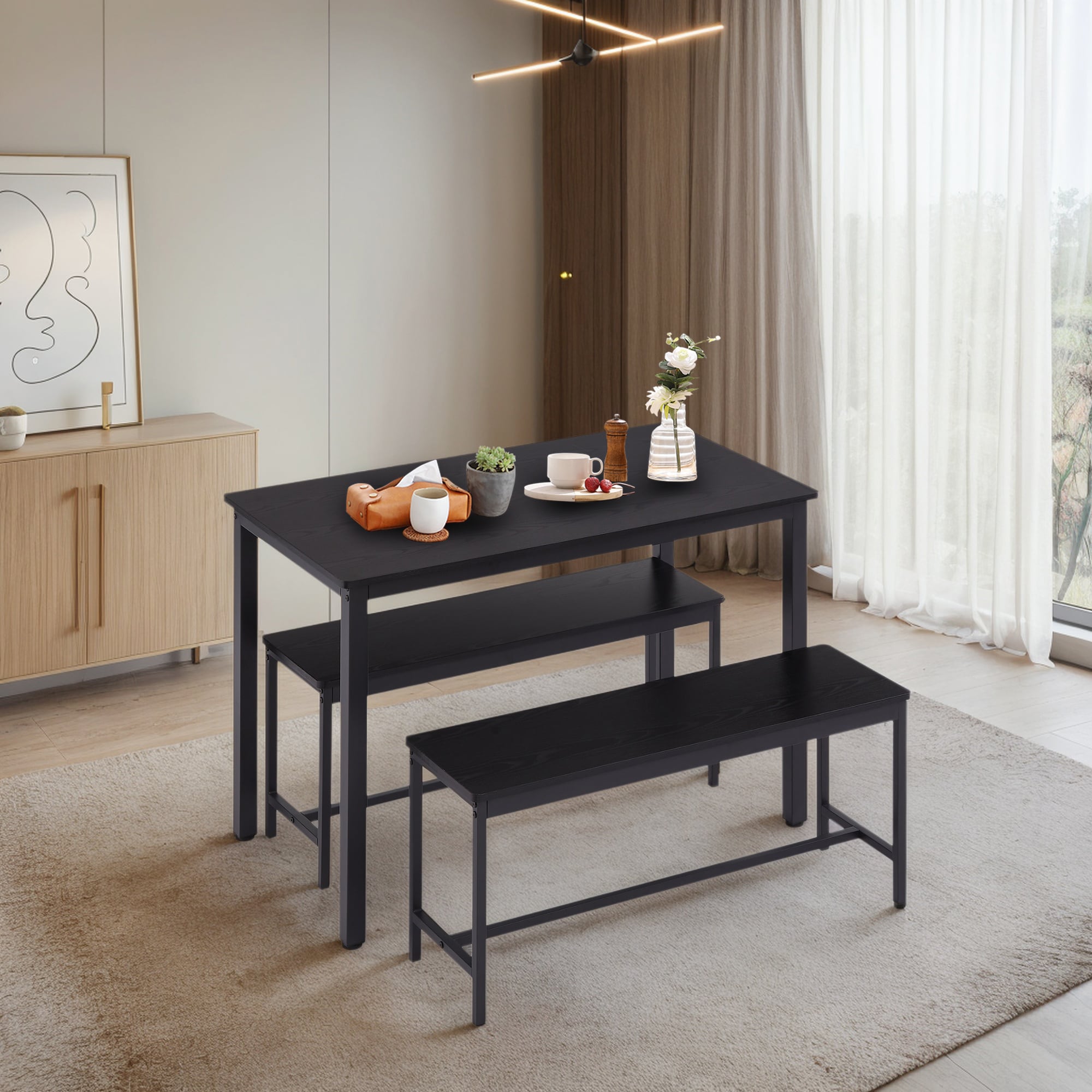 Hrinhom HC-N7011-BLACK Dining-Sets - View #3