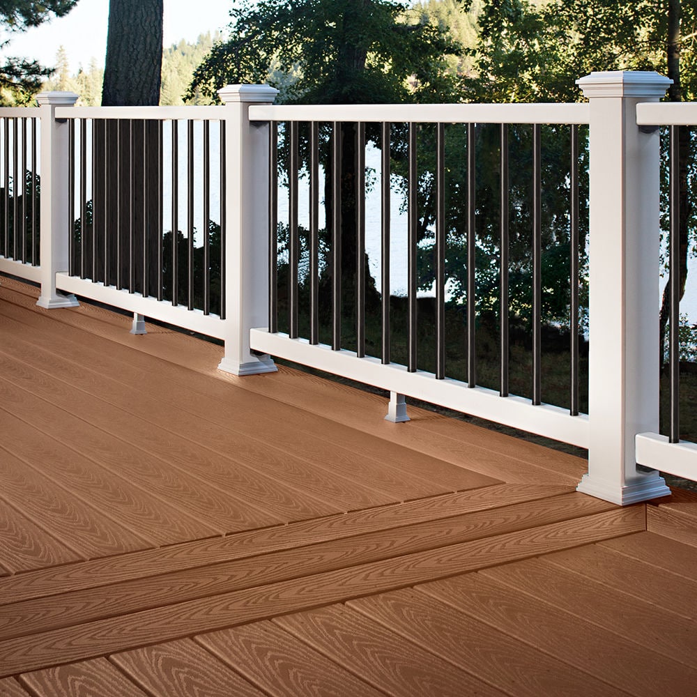 Trex Select 12 Ft Saddle Grooved Composite Deck Board In The Composite Deck Boards Department At 7113