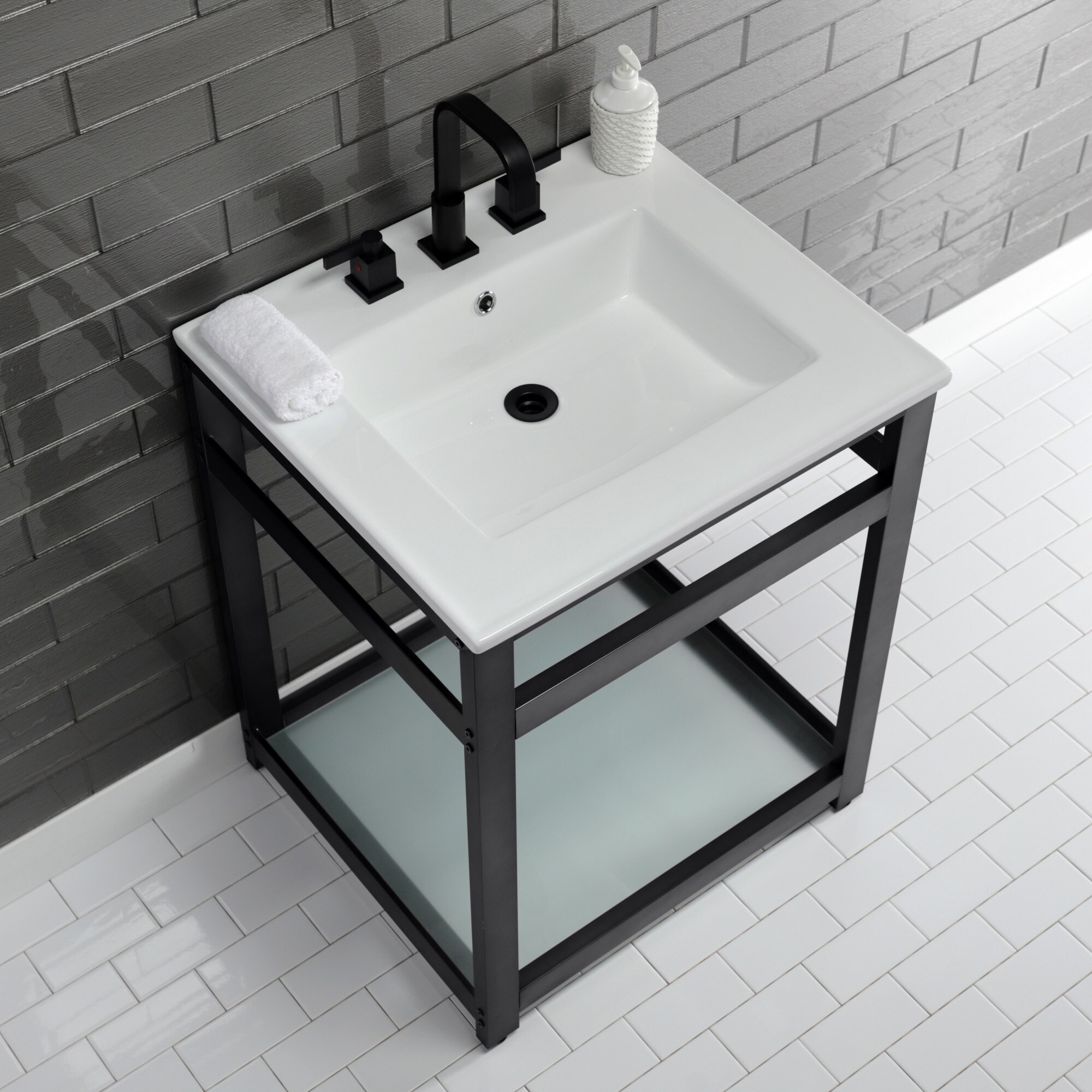 Kingston Brass WLVWP2522W8B0 Bath-Sink - View #8