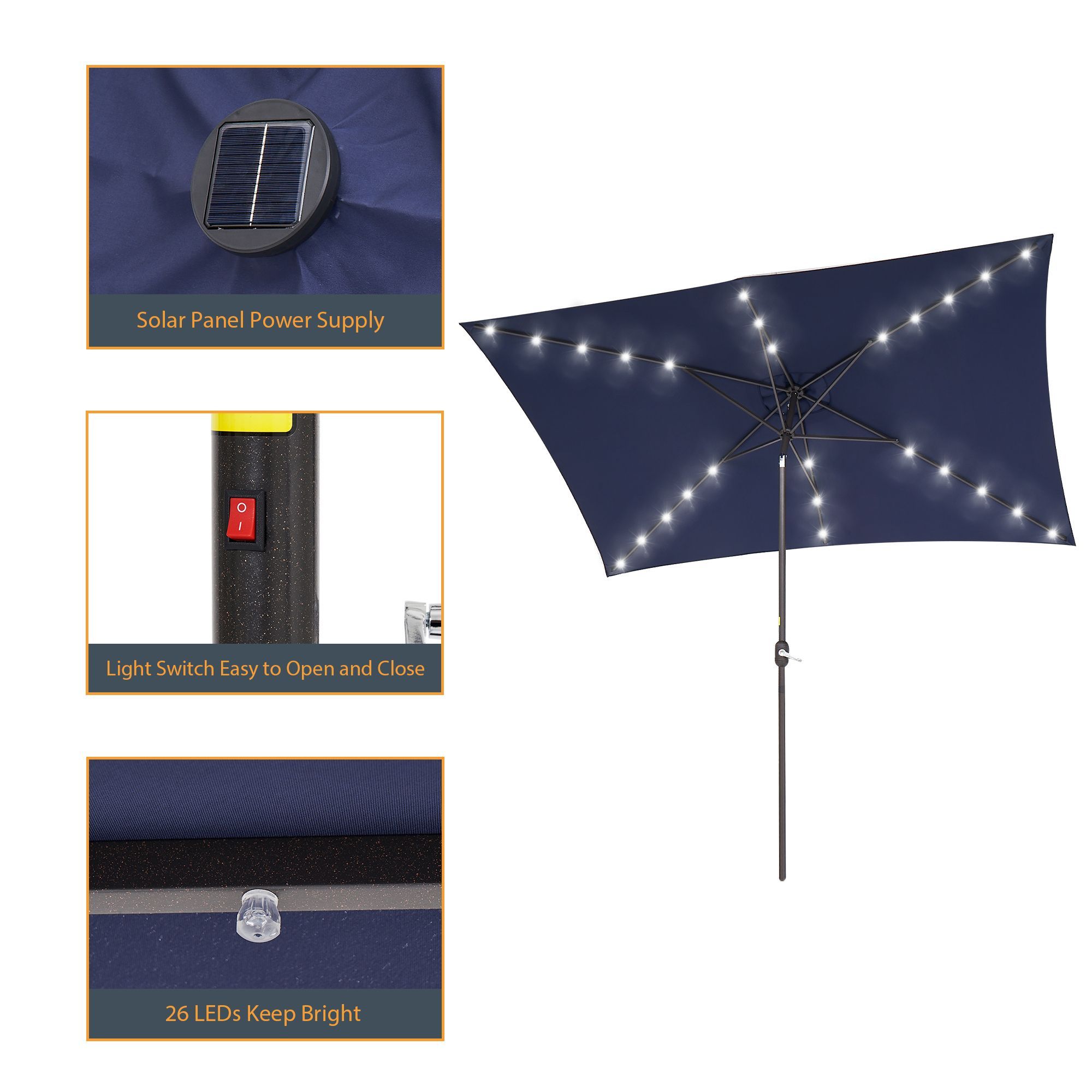 Sonkuki SD-127L-LED Umbrellas-2 - View #3