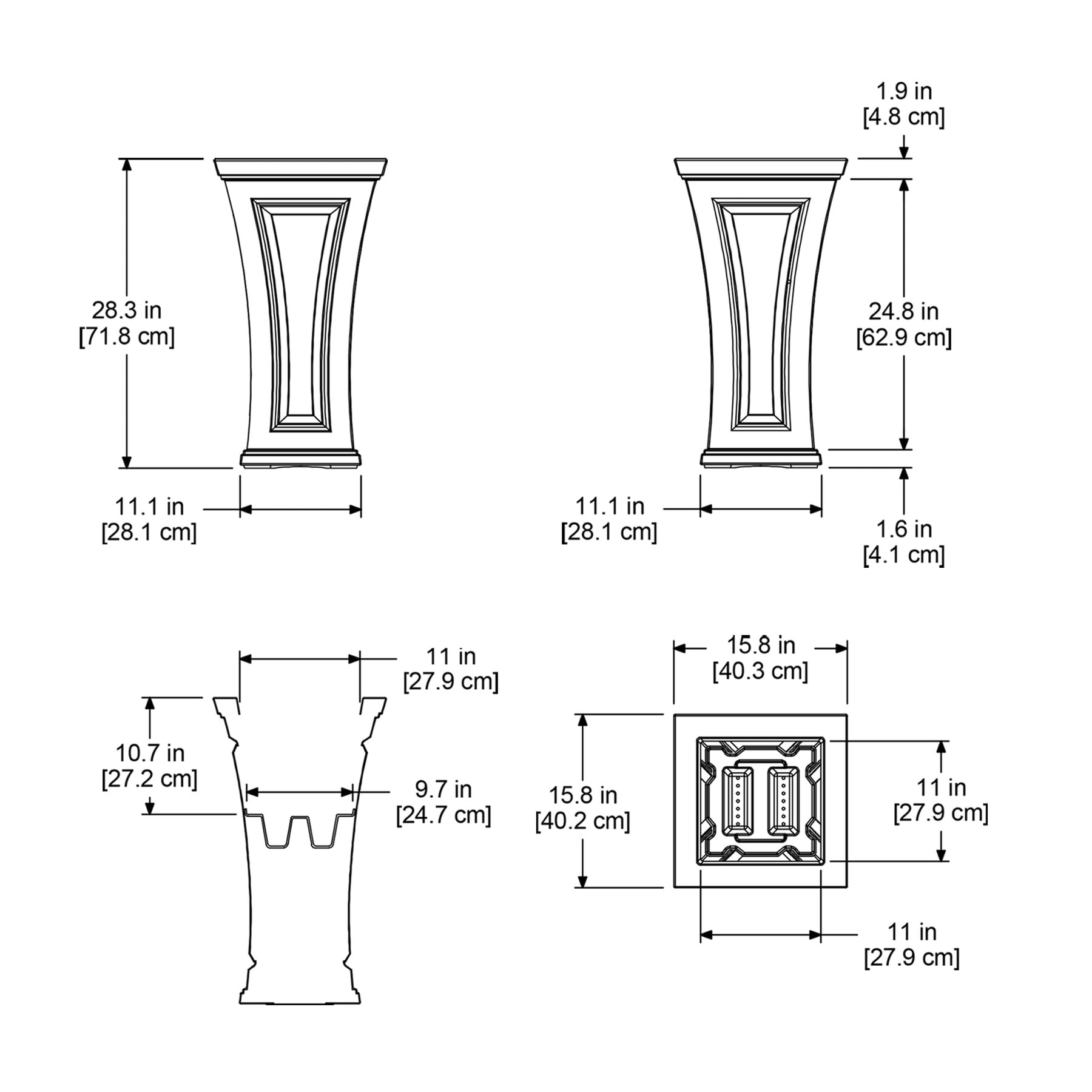 Mayne 4834-B Planter-Window-Box - View #8