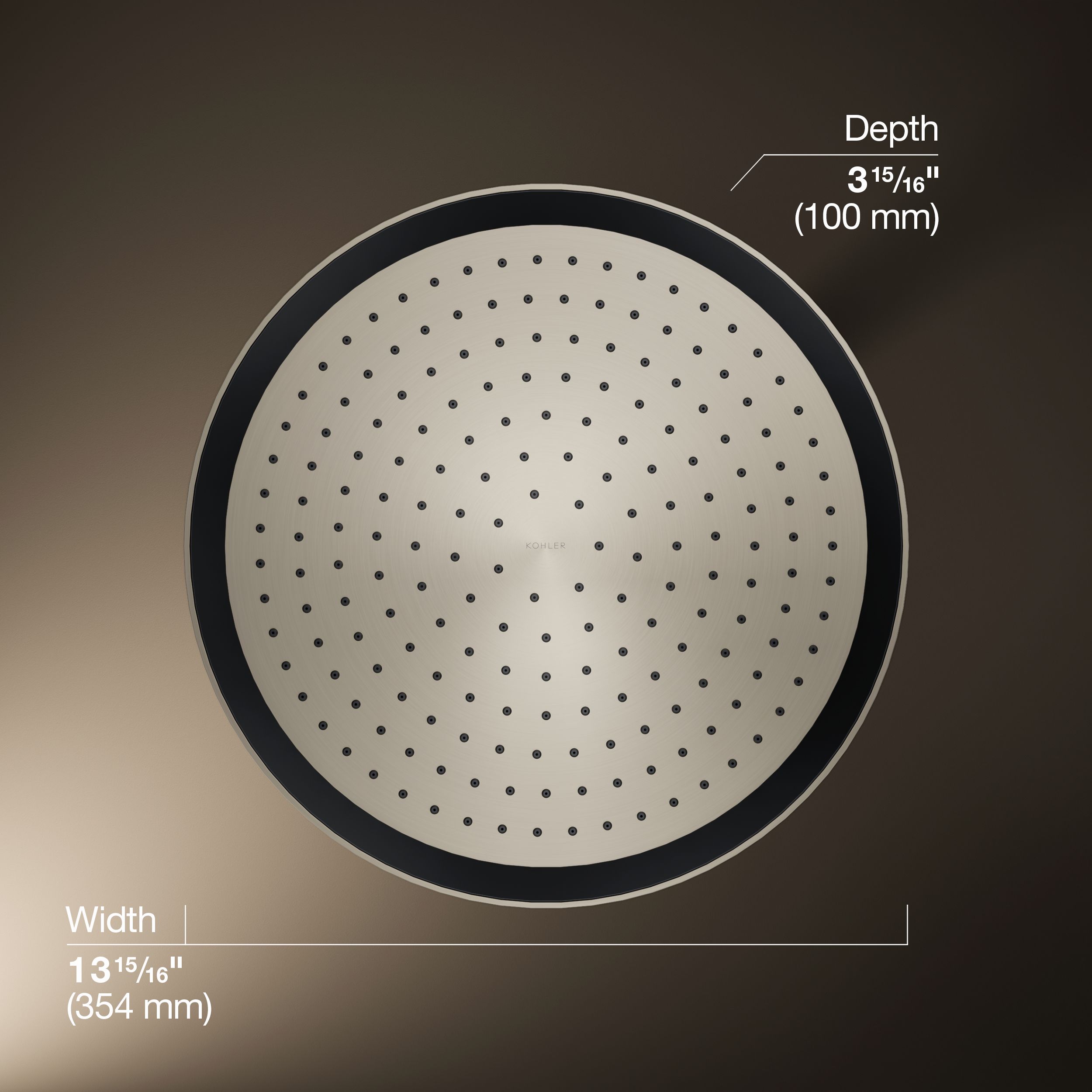 KOHLER 26292-BN Fixed-Showerhead - View #3