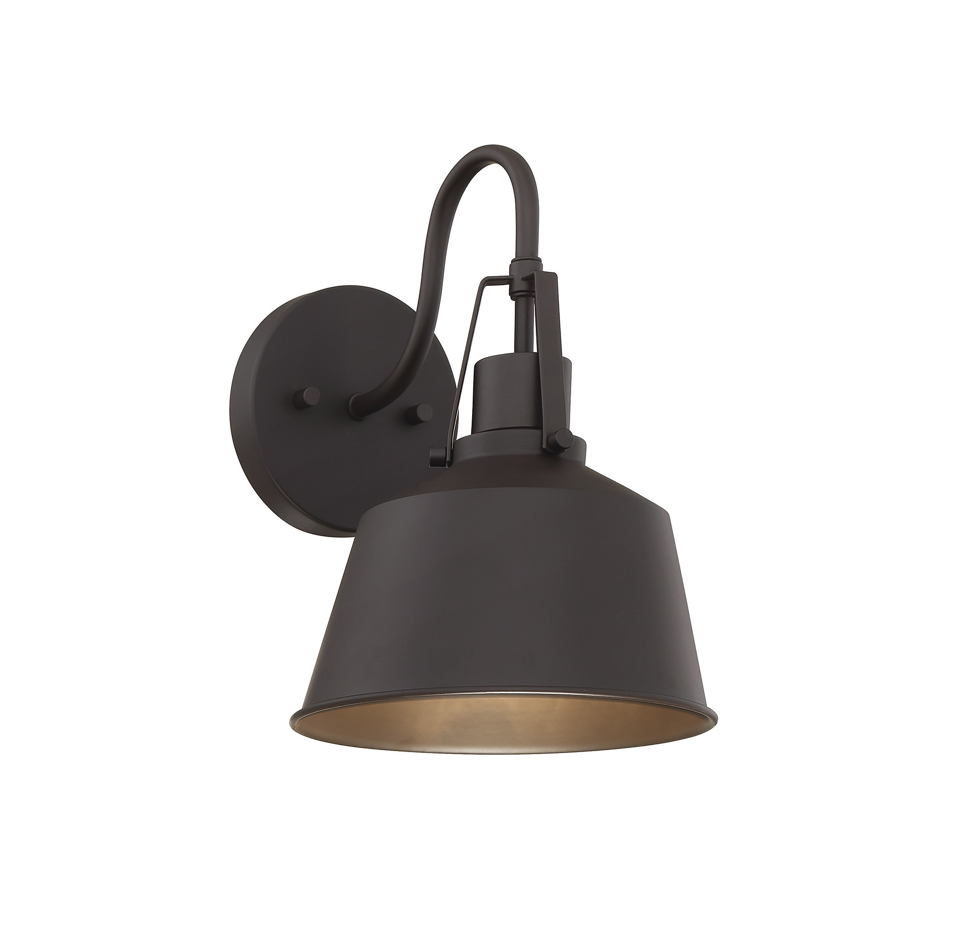 Meridian 1-Light 11.63-in H Oil-Rubbed Bronze LED Outdoor Wall Light | - Meridian Lite Trends M50049ORB