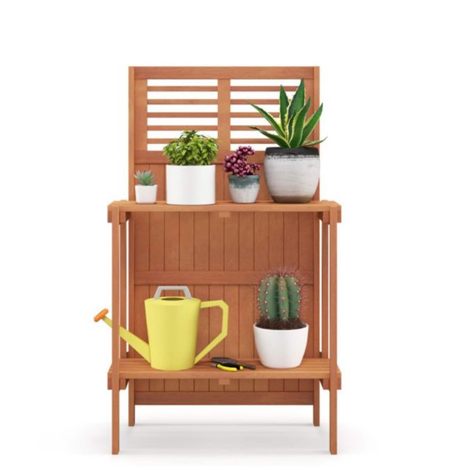 AHIOU HOME ZAAHD-HQEKHUPB Kenosha 26.5-in x 44-in x 13.5-in Natural Potting Bench