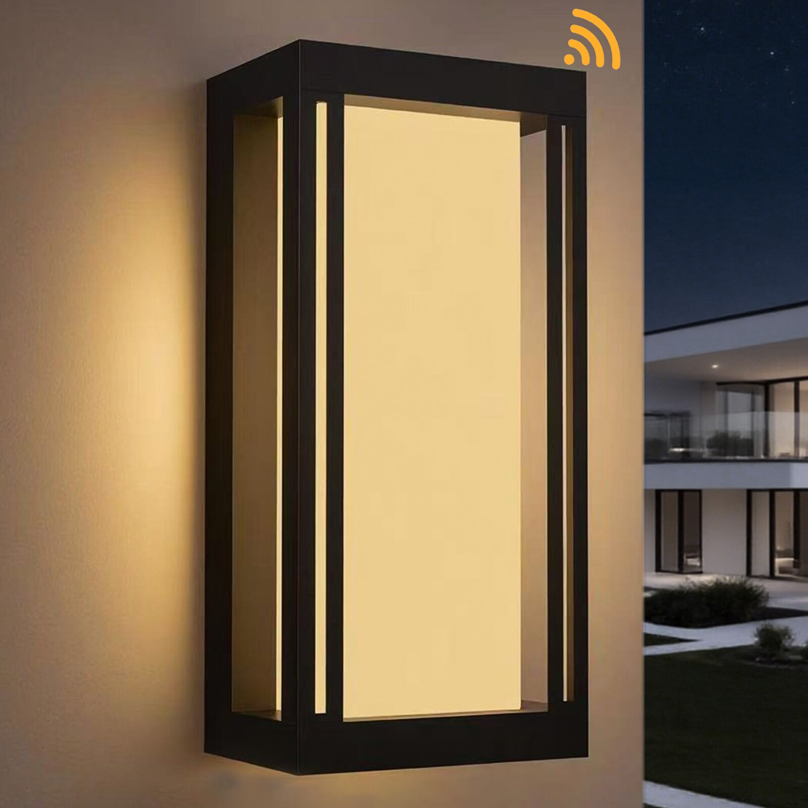 1-Light 17.04-in H Matte Black Outdoor Wall Light 7029-1BK at