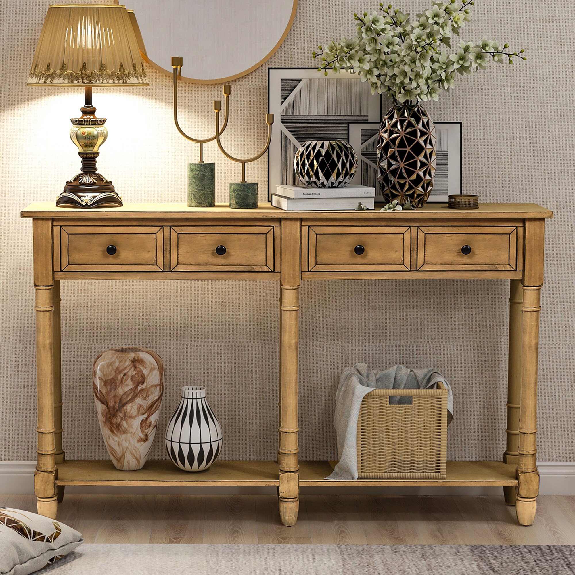 SINOFURN SYA330146WD Console-Sofa-Tables - View #5