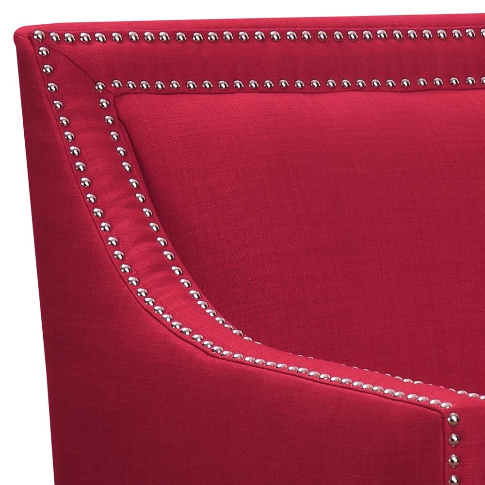 Abbyson adrienne nailhead online accent chair