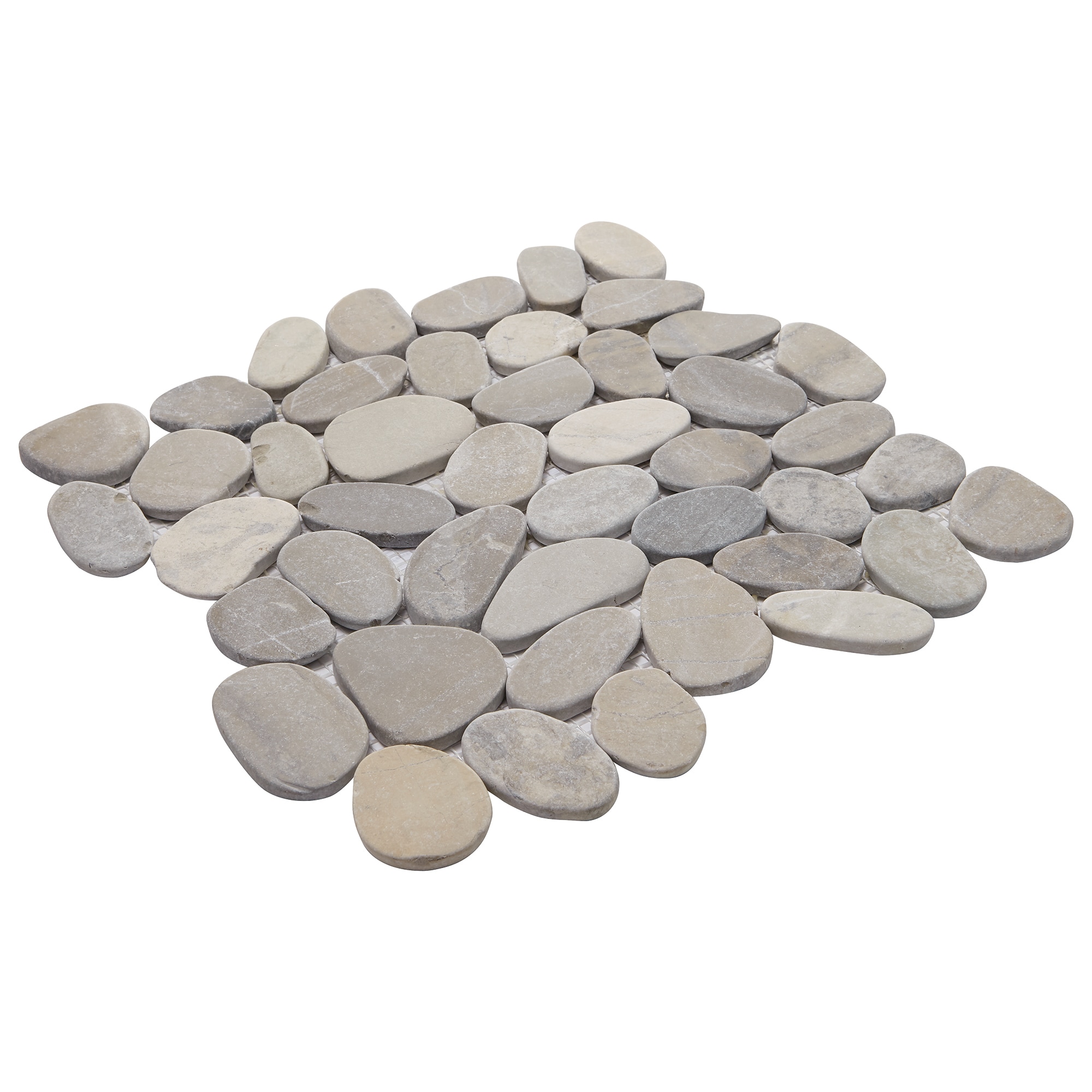 American Olean Delfino Stone Bali Gray Blend 12-in x 12-in Unglazed ...