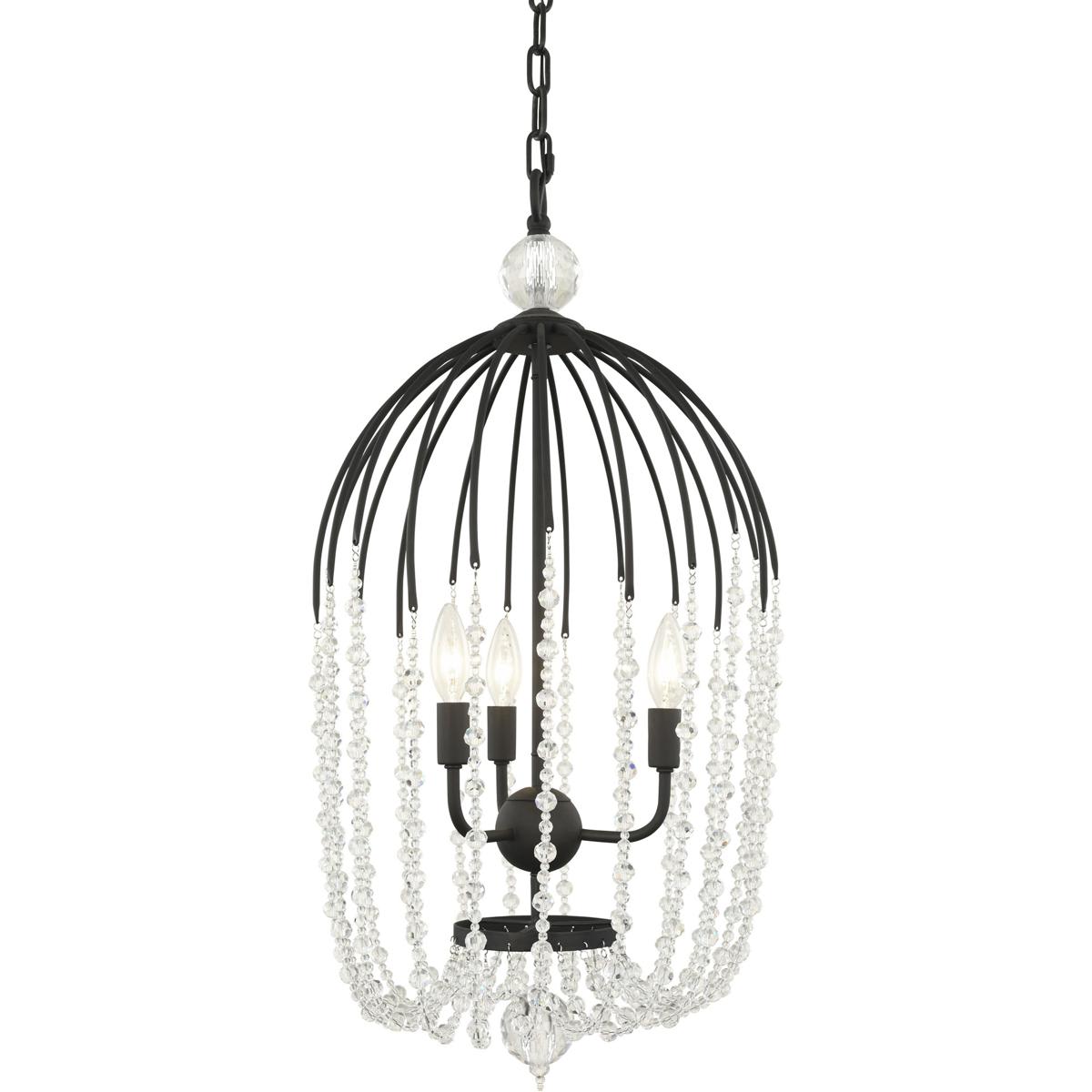 Varaluz  343F03MB Voliere 3 Light 145 inch Matte Black Pendant Ceiling Light