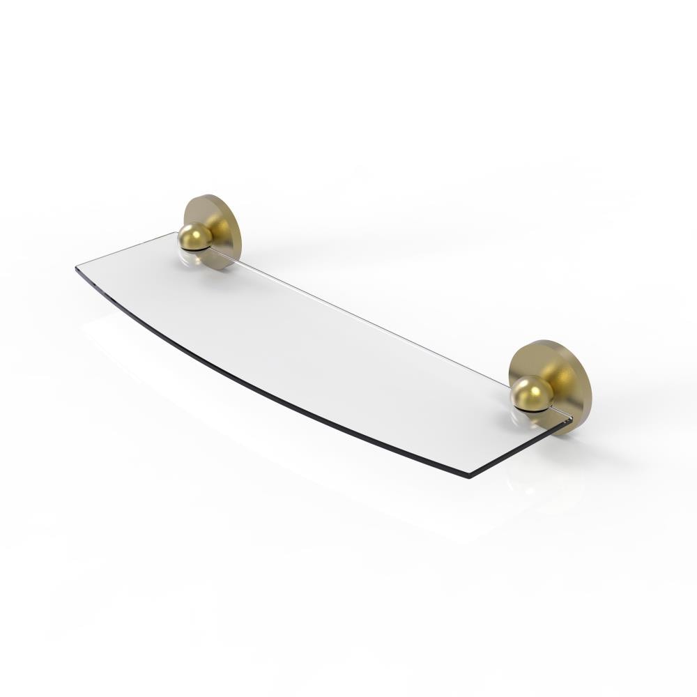 Allied Brass P1033/18-SBR Prestige Skyline Satin Brass Wall mount Bathroom Shelf ( 18-in x 2.75-in x 5-in )