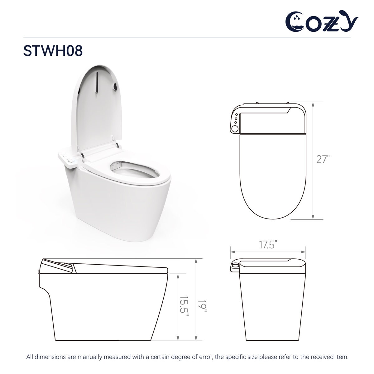 Cozy STWH08 toilets - View #10