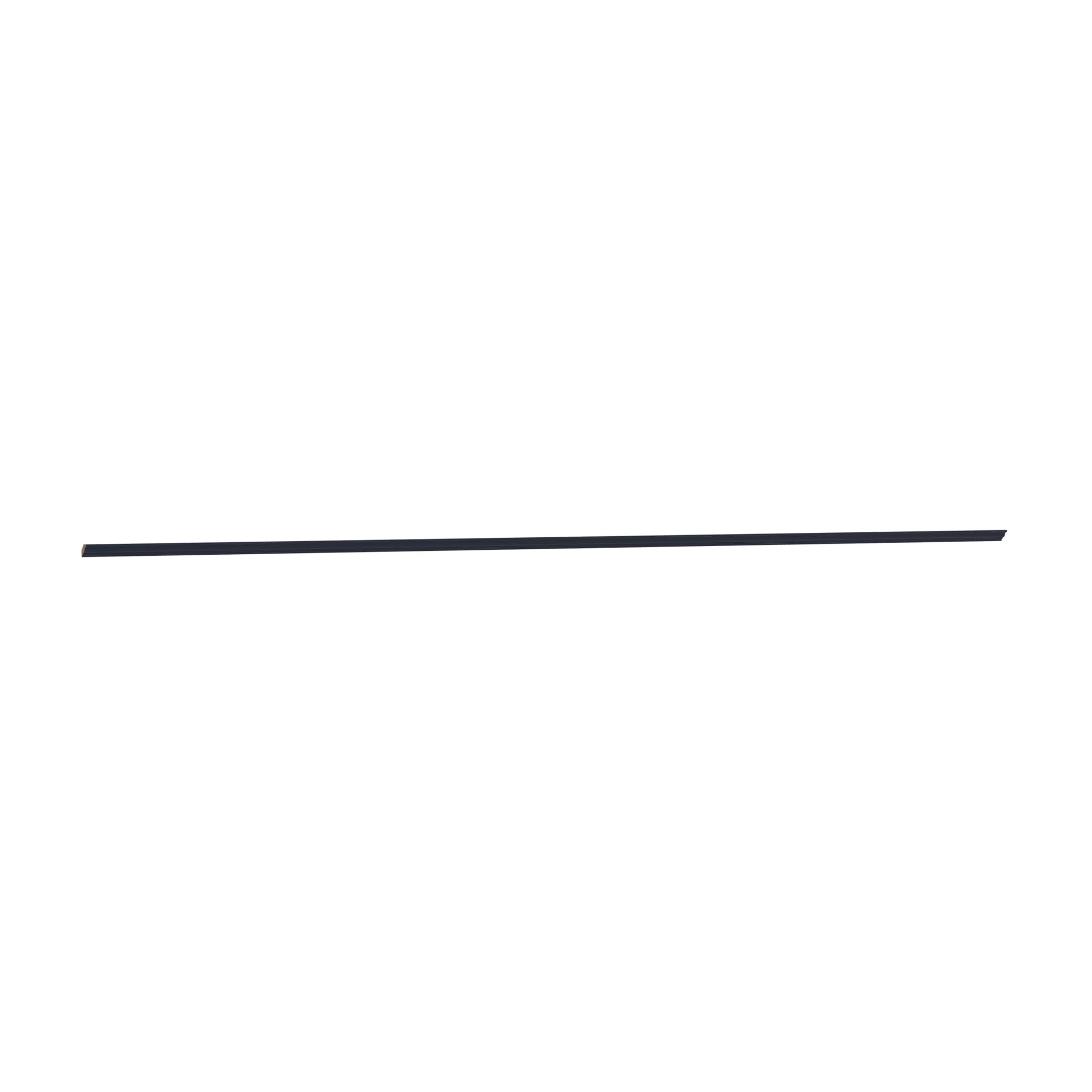 KraftMaid Momentum SCM8G77 Deveron Cabinet Crown Moulding 96-in W x 1.9375-in H x 1.125-in D Midnight Painted