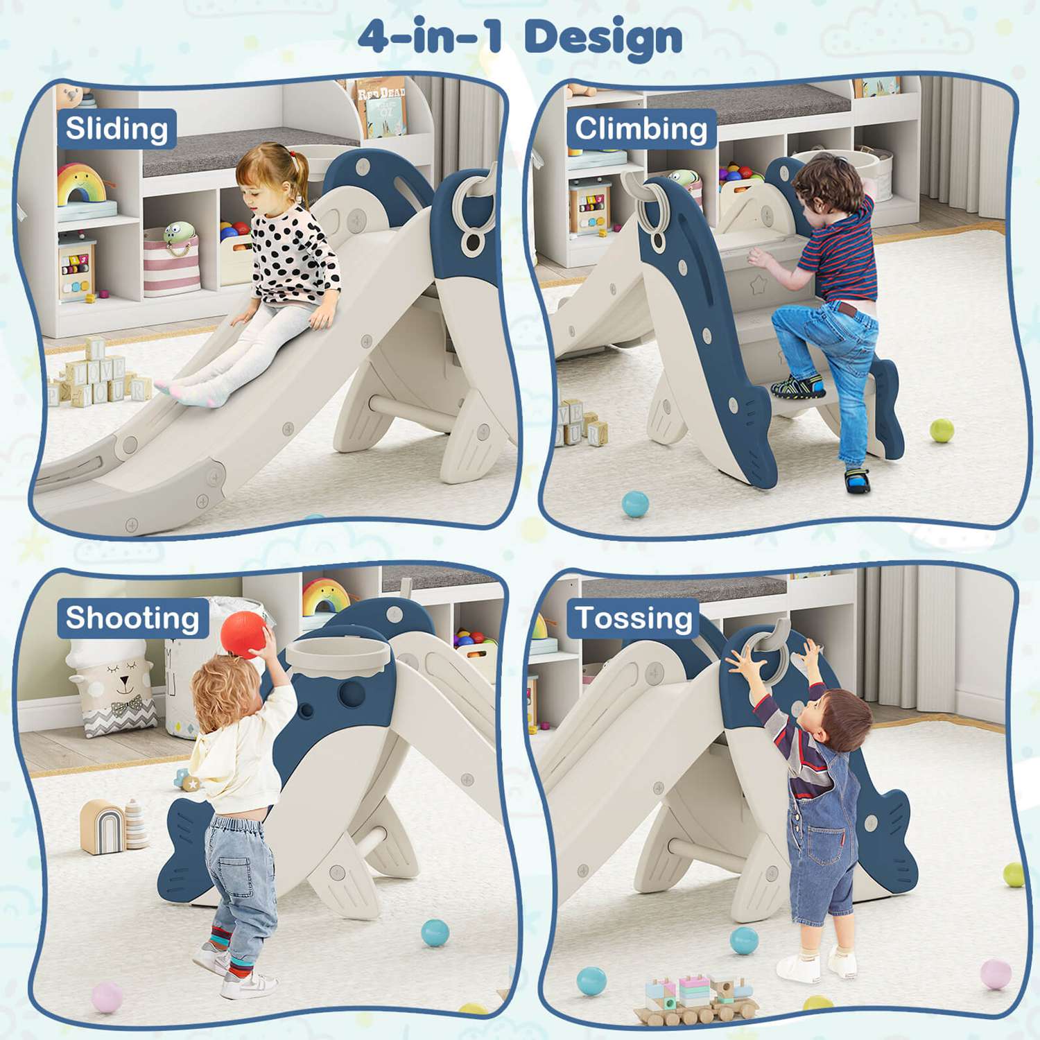 Costway CSHY002494 Commercial-Playsets - View #8