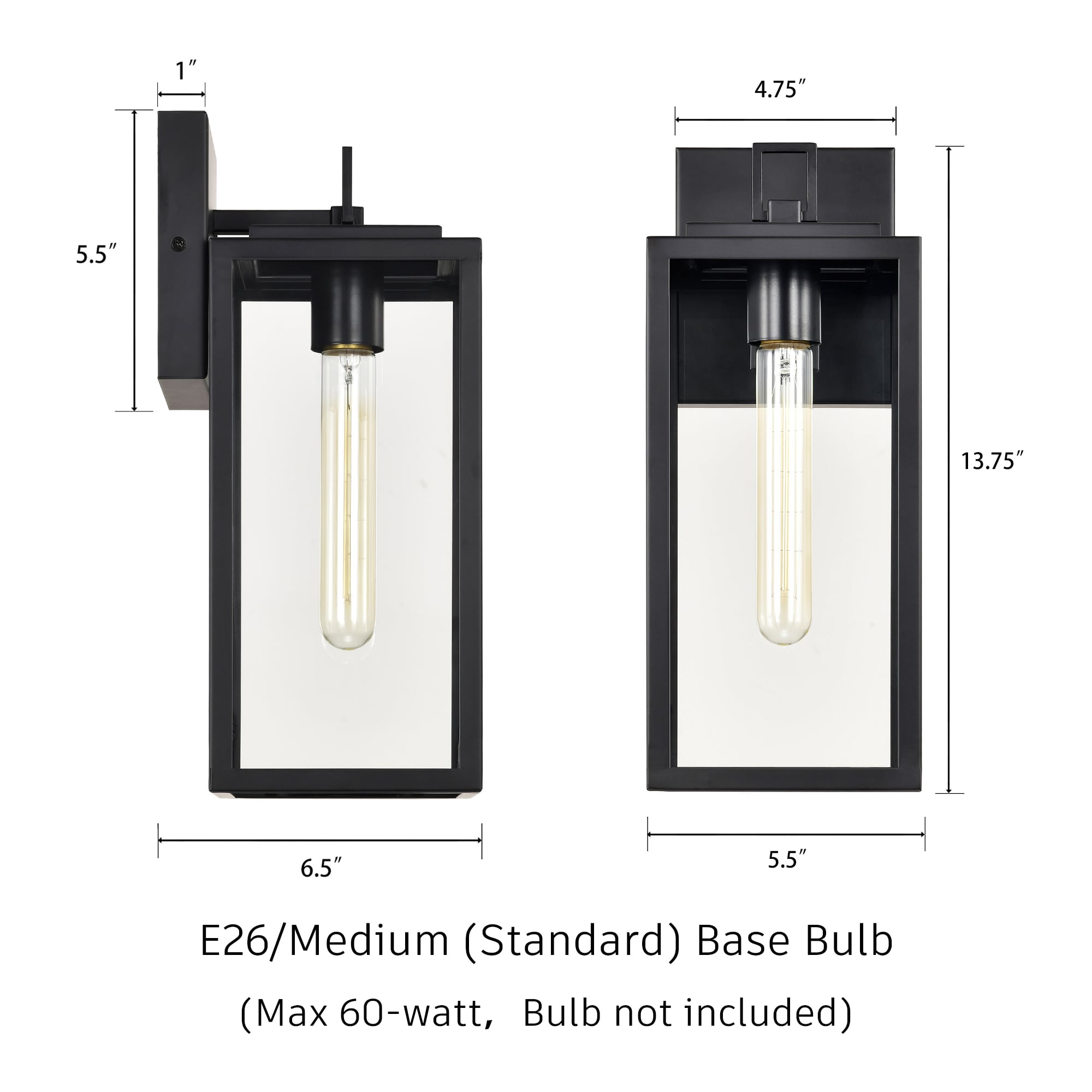 Edvivi EW670S-BK Outdoor-Wall-Lighting - View #5