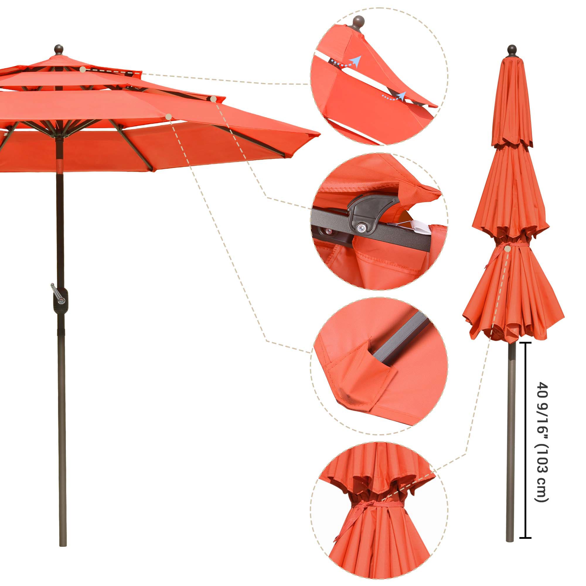 Yescom 07UMB039-3T10F-13-LO Umbrellas-2 - View #5