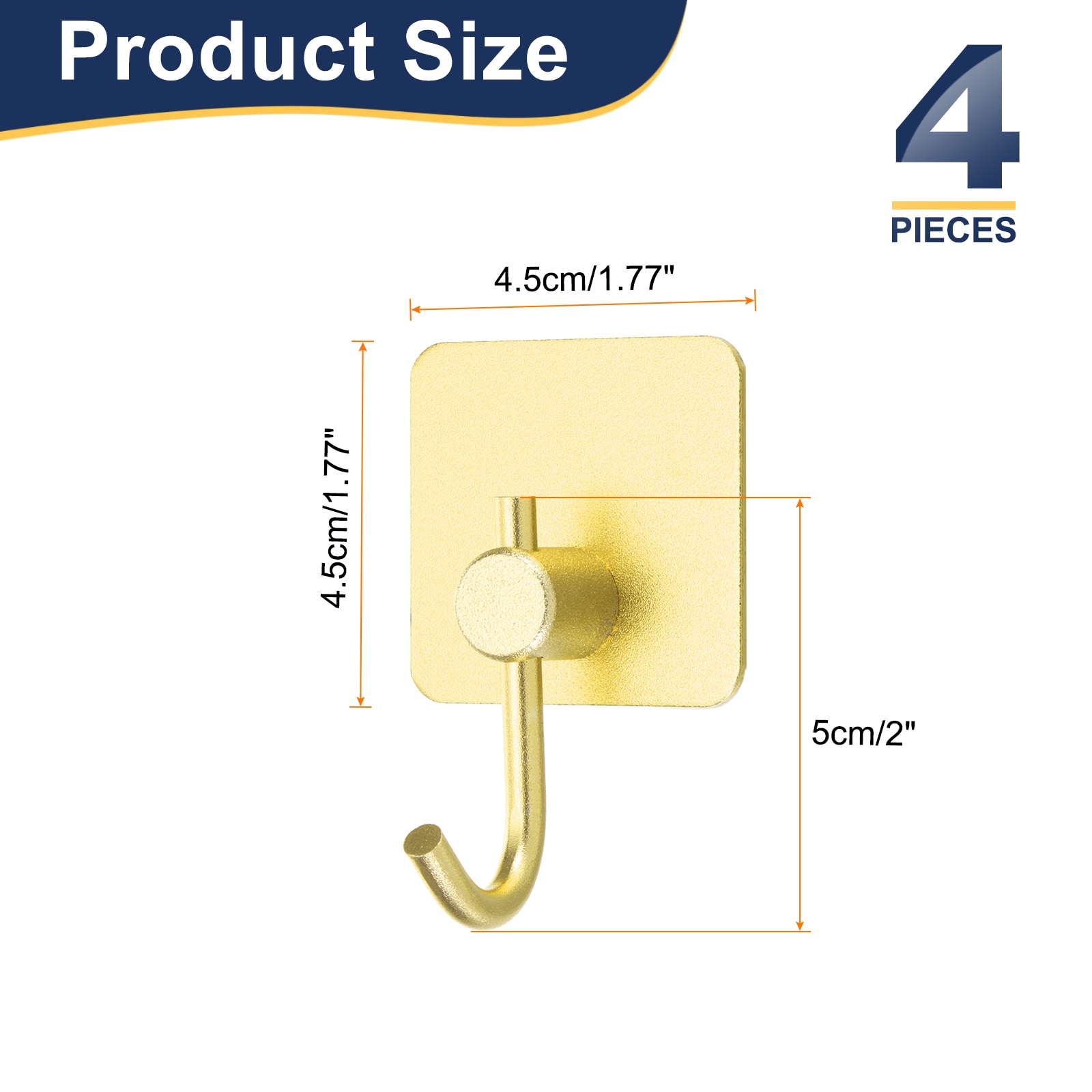 Unique Bargains S25093001UX3550 Robe-Hooks - View #2