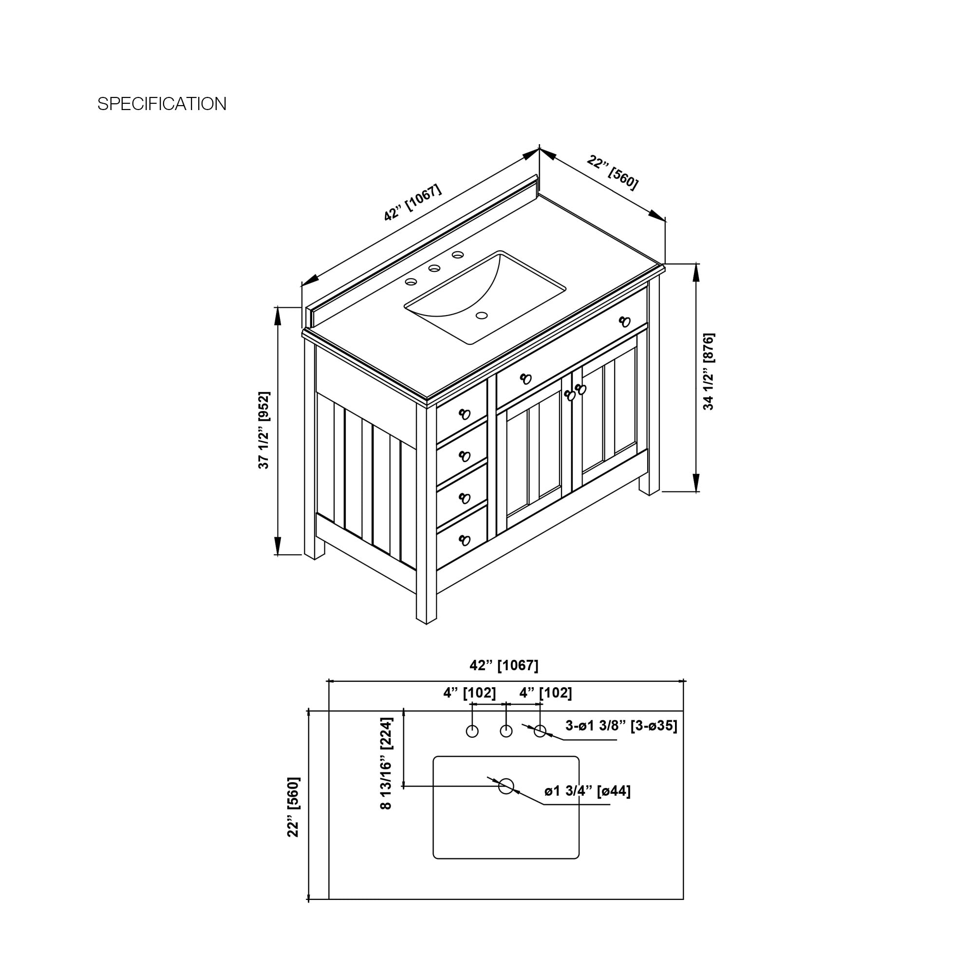 OVE Decors 15VVA-ADA242-186 Bath-Vanity-Combo - View #12