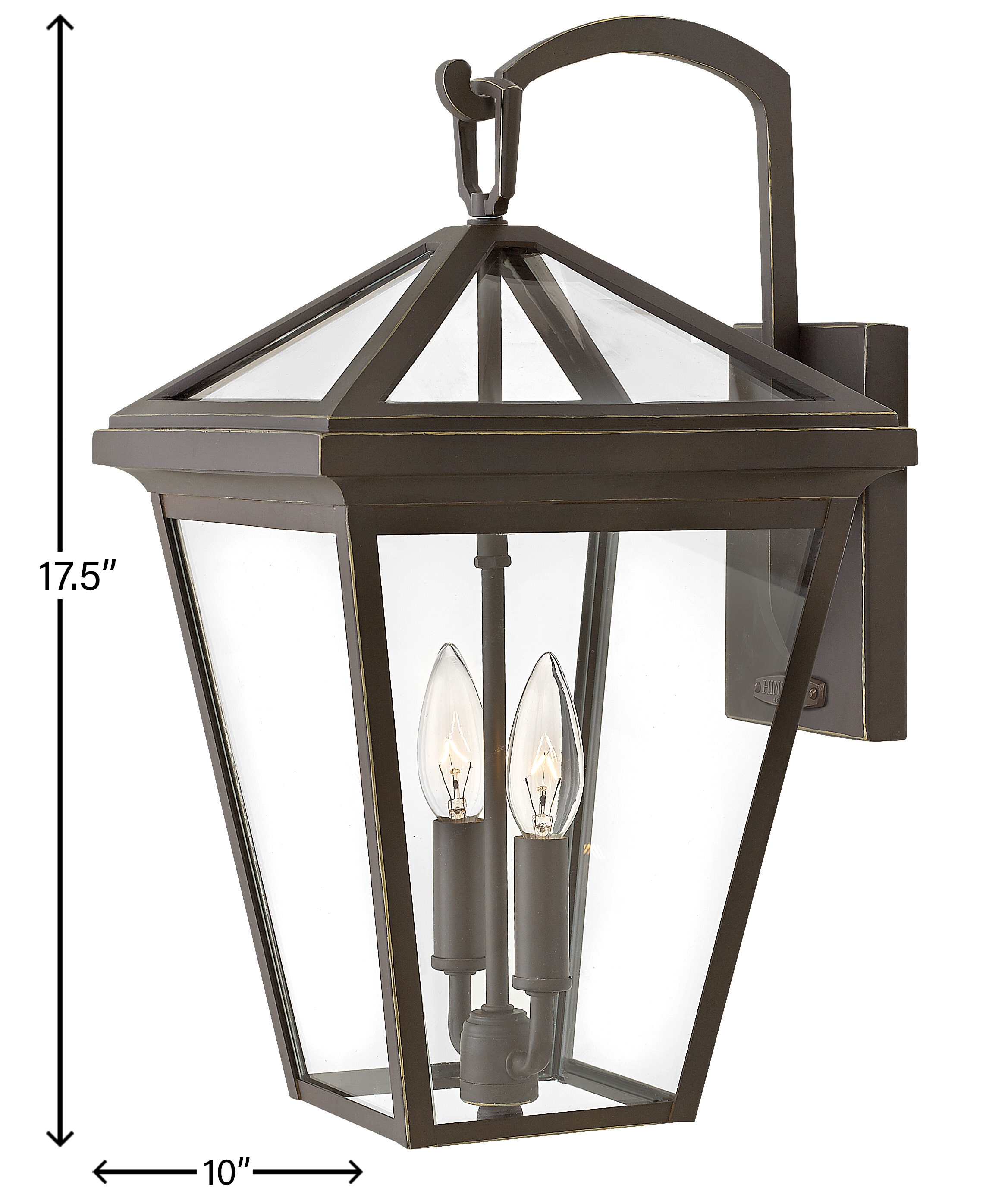 Alford Place Classic Oil Rubbed Bronze 2-Light Outdoor Wall Sconce