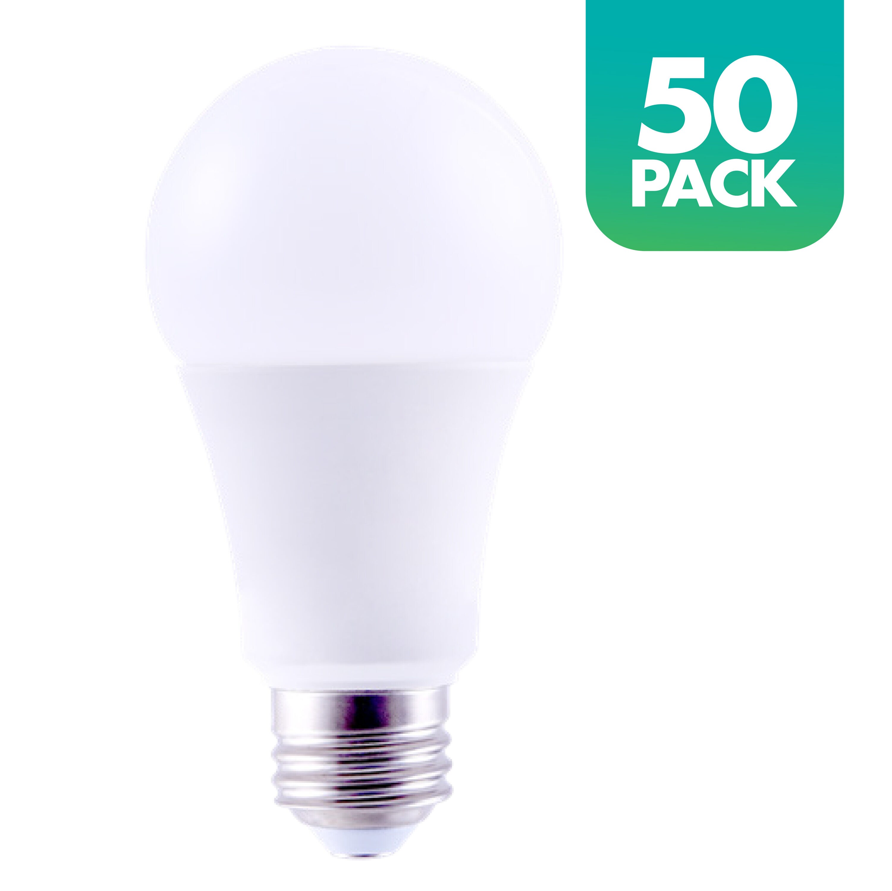 Conserve STAR 150-Watt EQ A19 Soft White E26 LED Light Bulb (50-Pack) in the General Purpose LED Bulbs department at Lowes.com
