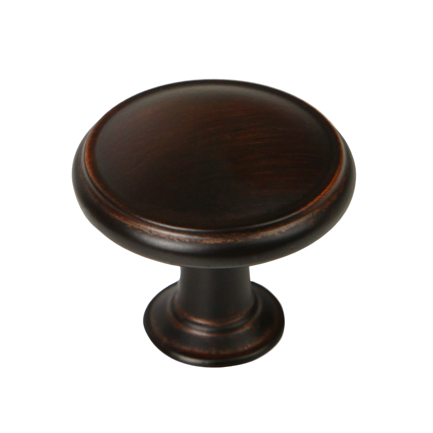 Style Selections DMZ-11410 - ORB MITCHELL 1-3/16-in Oil-Rubbed Bronze Round Traditional Cabinet Knob 25 -Pack