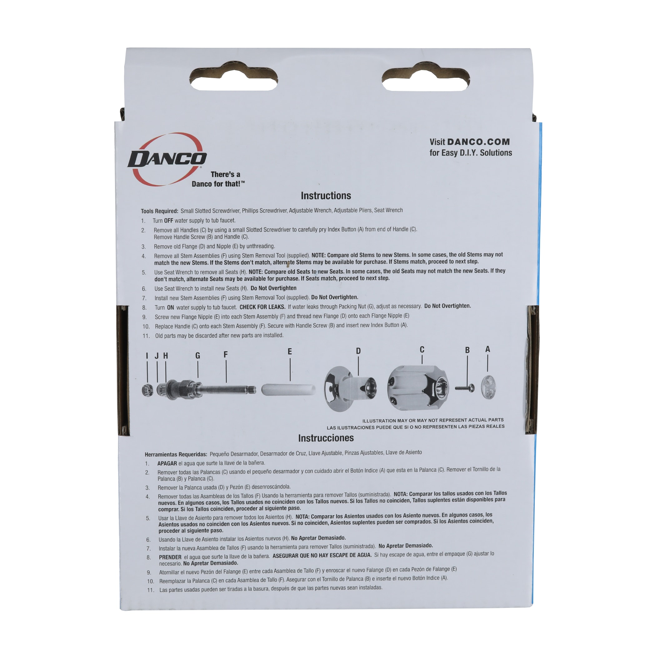 Danco 39630 Faucet-Tub-Shower-Handles - View #3