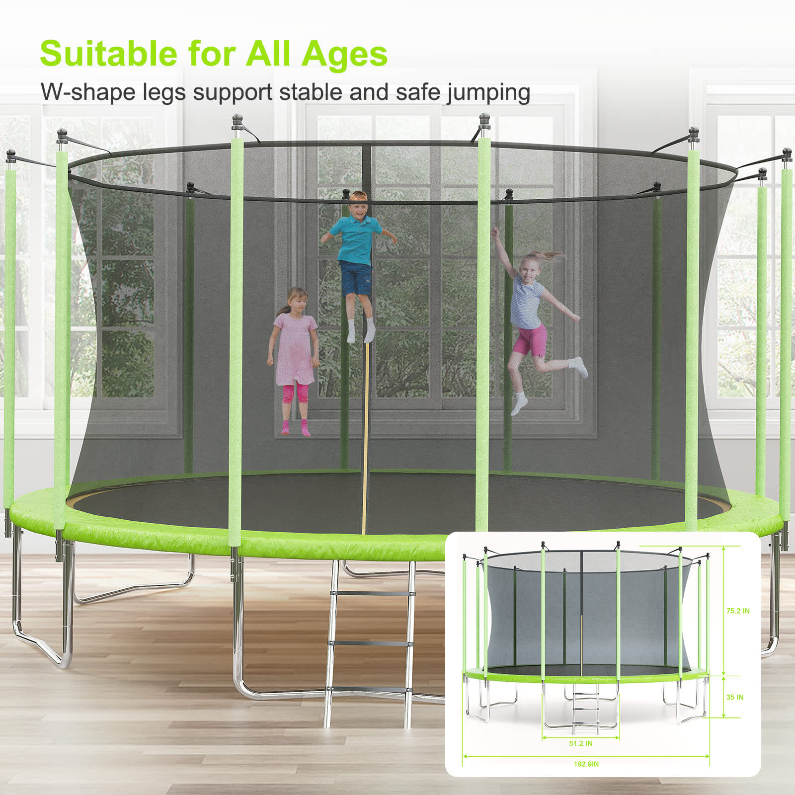 Qeetex DBCPOU0ADMWFFG trampolines - View #4