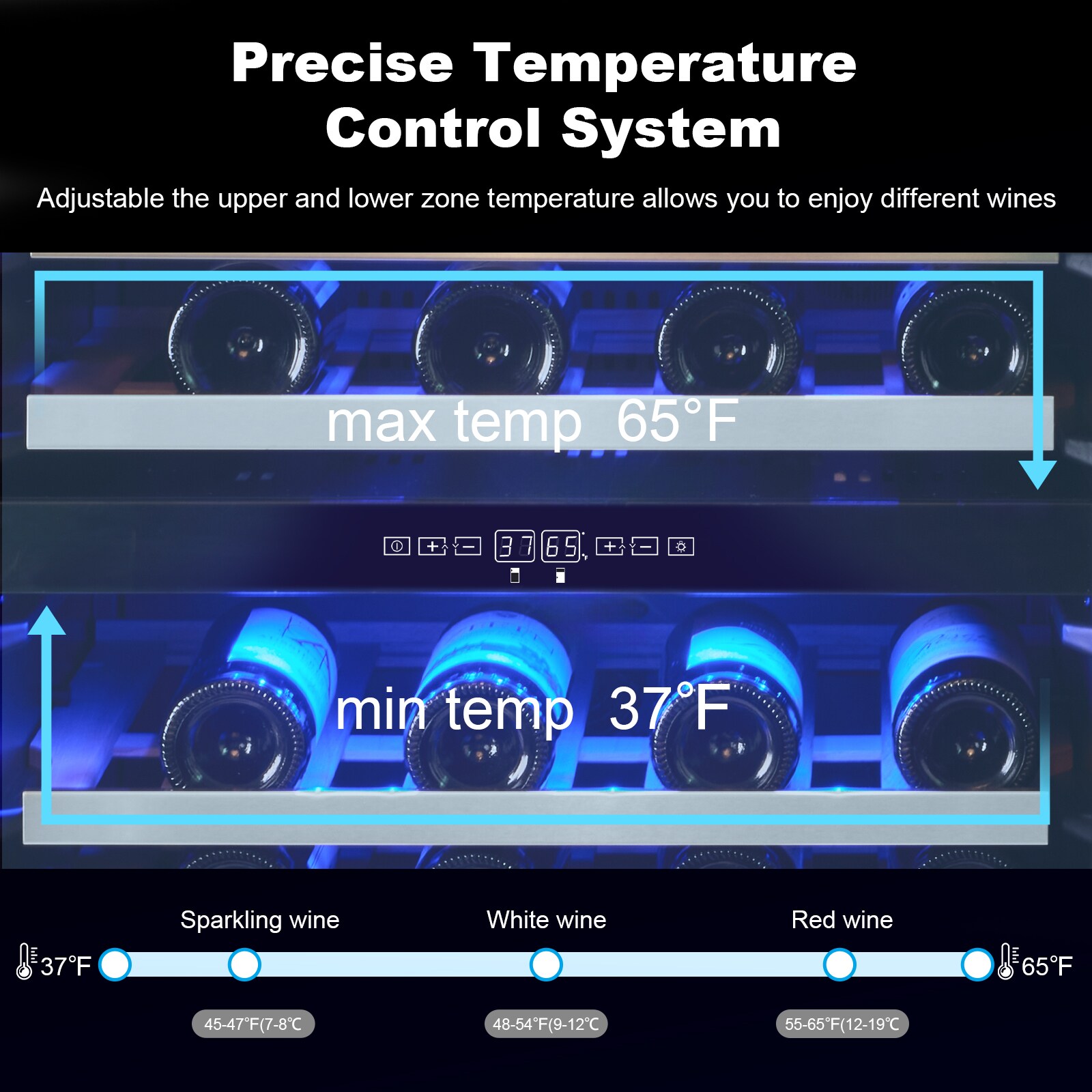 Akicon LC-145A2EQ-BB Wine-Chillers - View #2