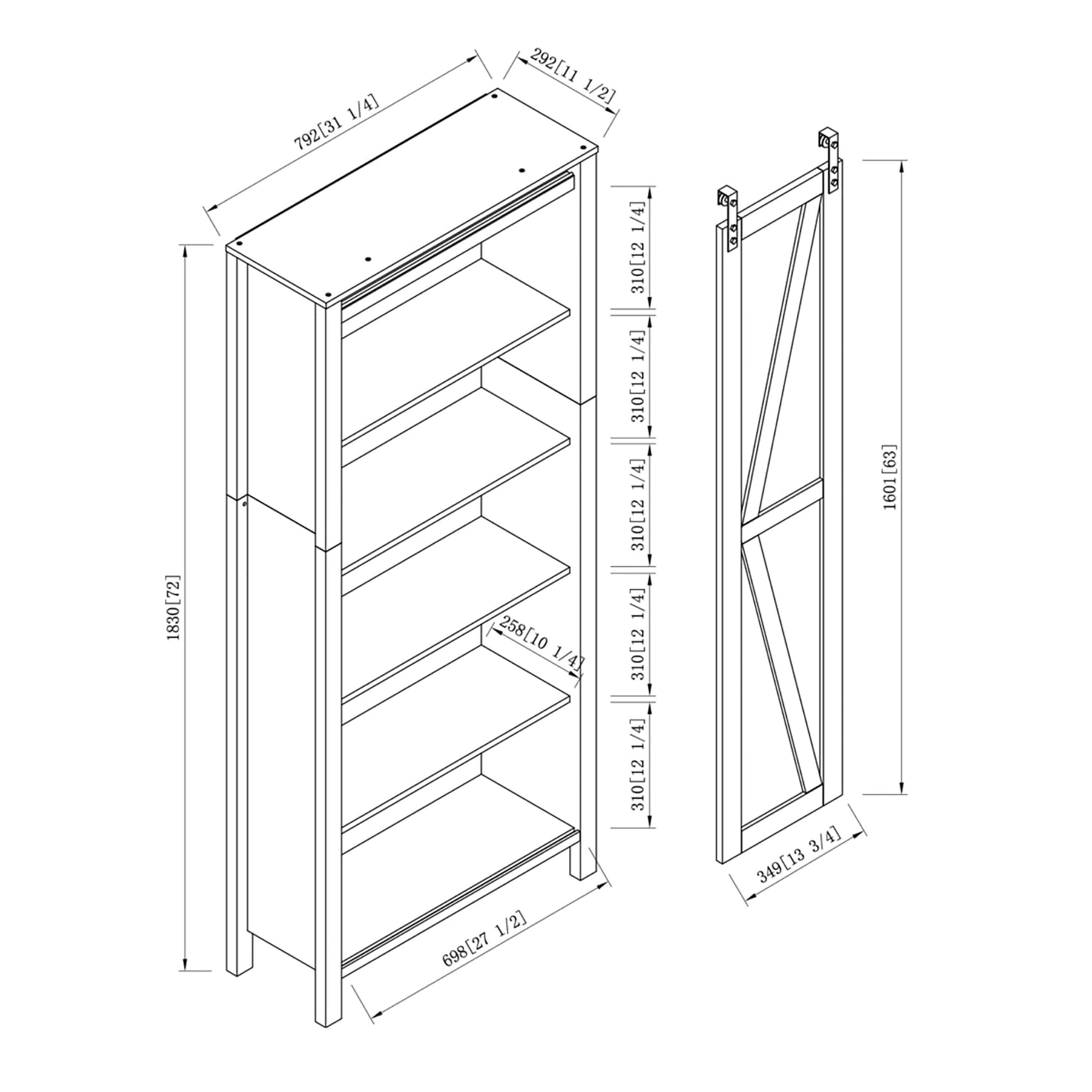 Furniture of America IDI-202801 Dining-Kitchen-Storarge - View #10