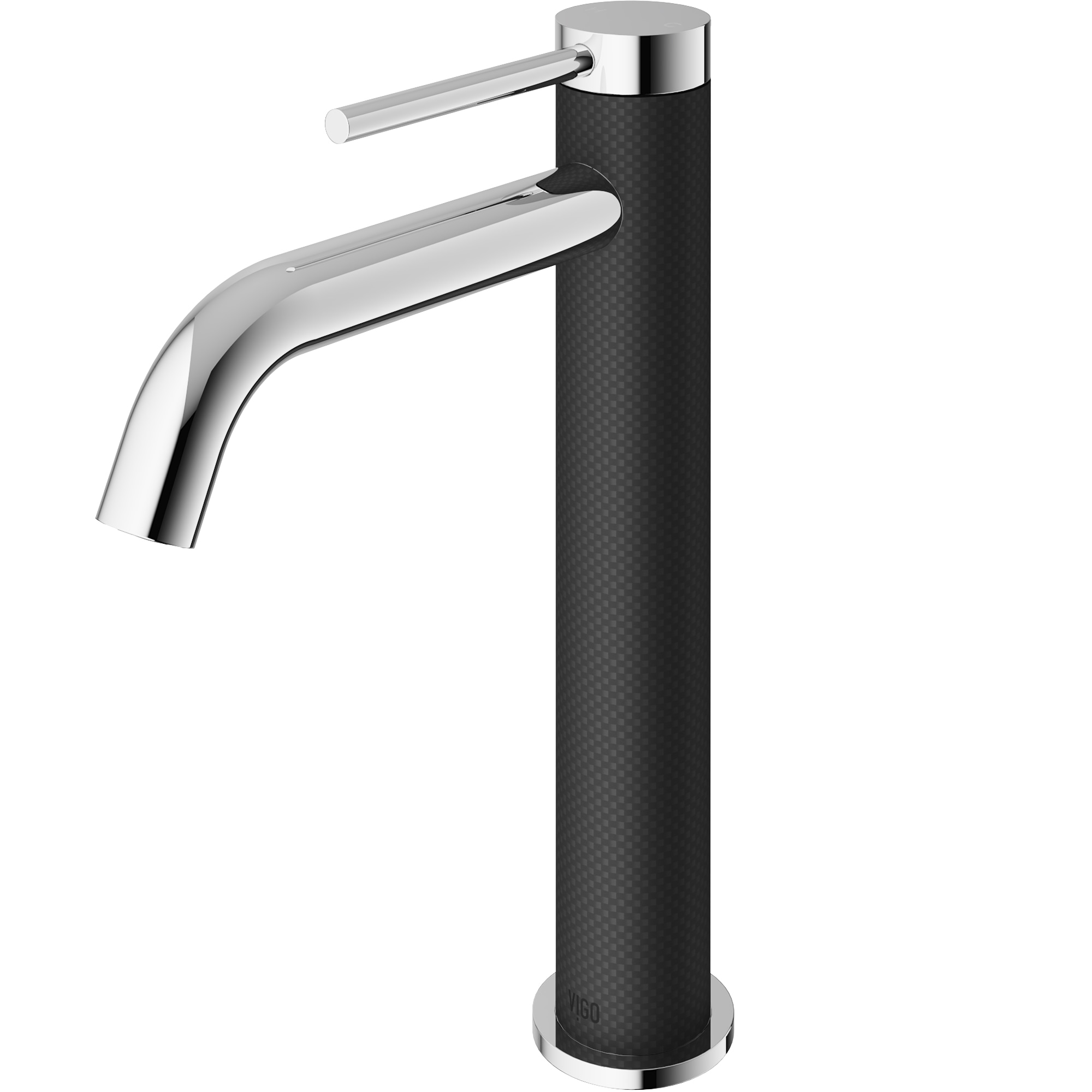 VIGO VG03028CH Lexington Chrome Vessel 1-handle WaterSense High-arc Commercial/Residential Handle Bathroom Sink Faucet