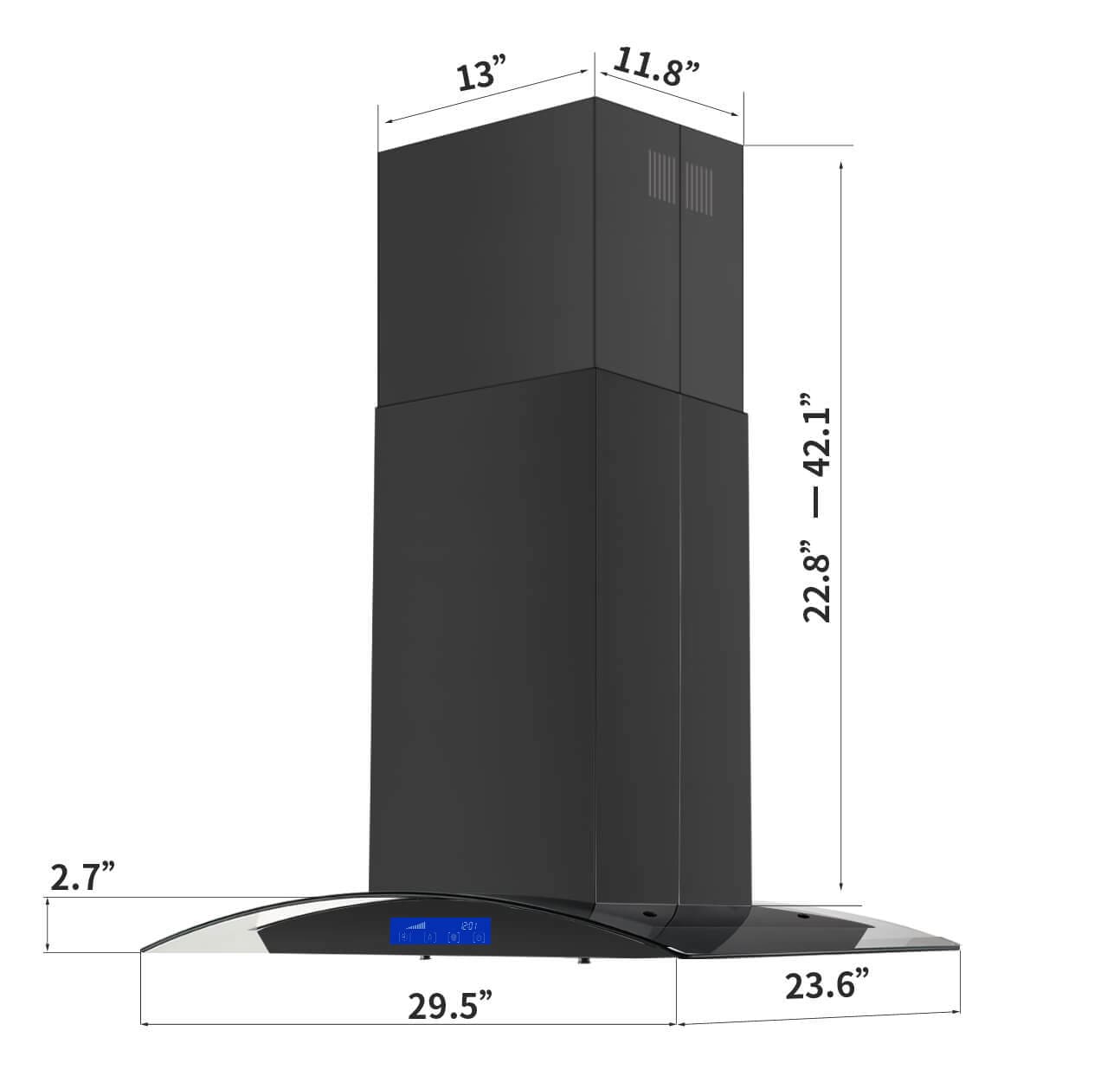 Jeremy Cass LSFSJTDOE24 Wall-Mounted-Range-Hoods - View #9