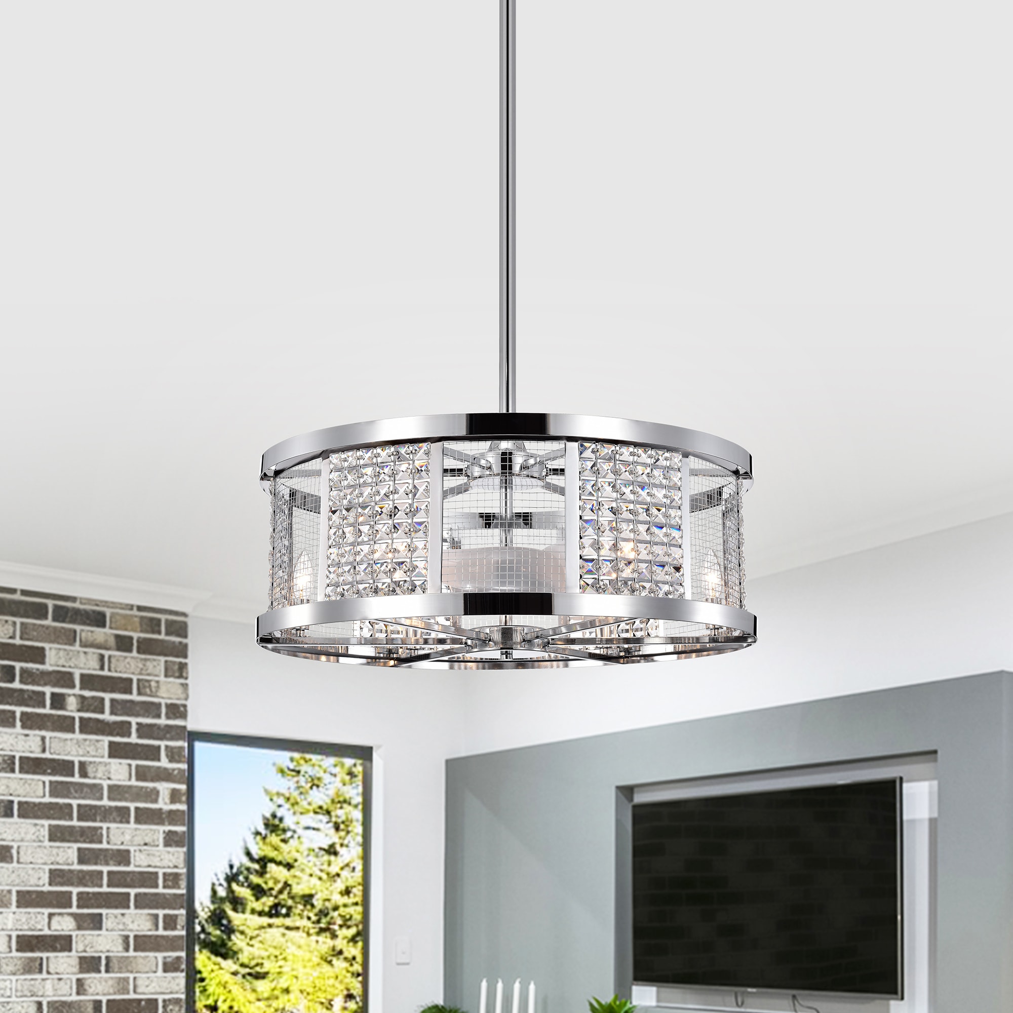 Home Accessories Inc CFL-8490B/CH Ceiling-Fans - View #3