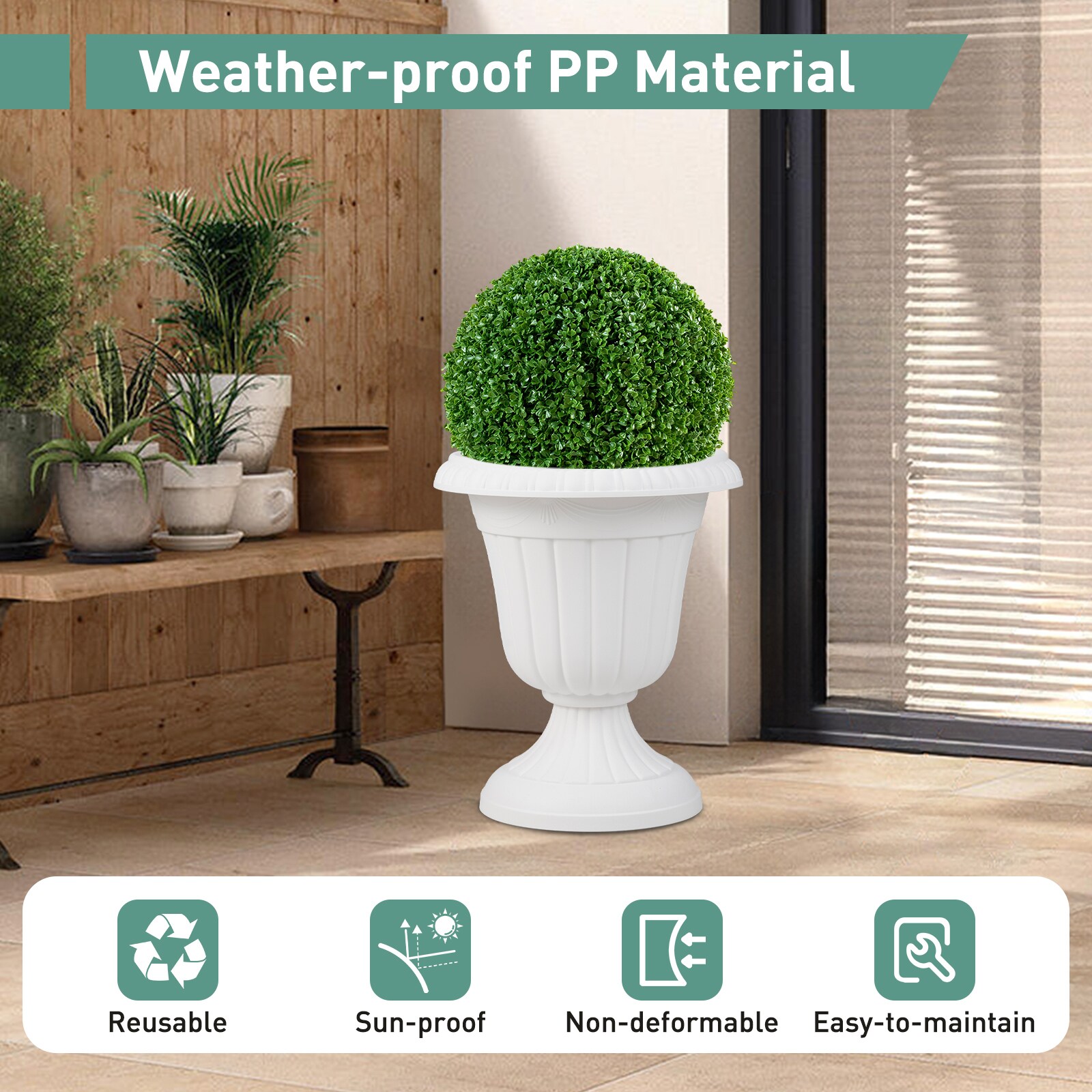 Slickblue D-CO-2-HW27301ZH Planter-Window-Box - View #7