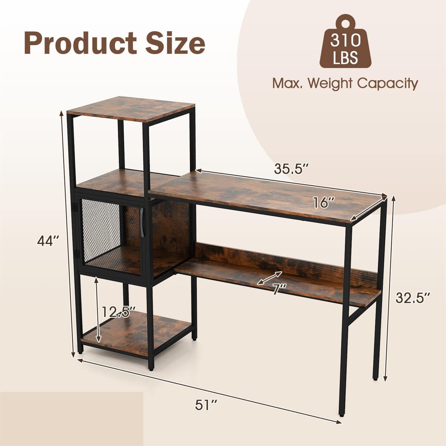 VERYKE 3871217202566 desks - View #5