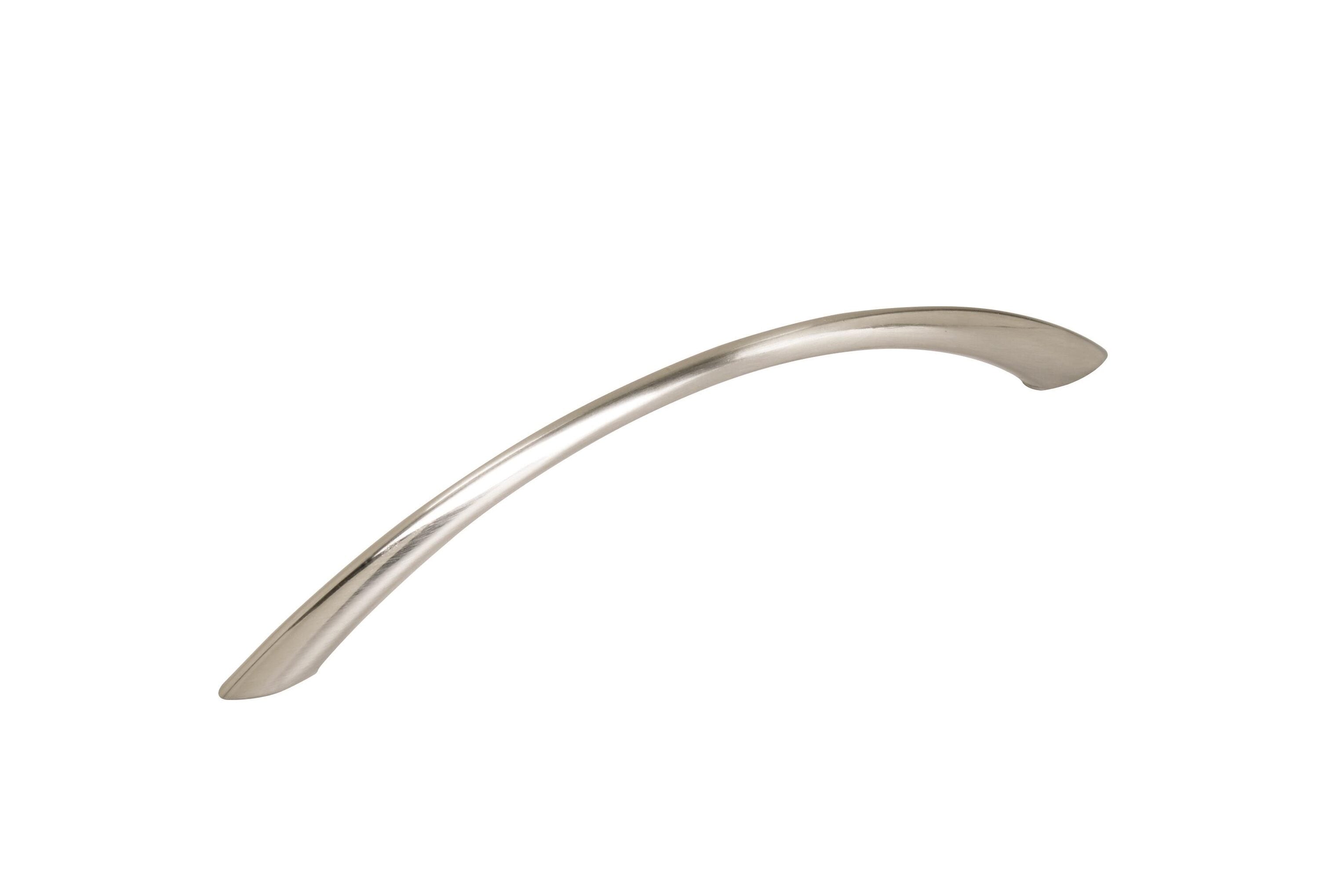 Amerock BP1214G10 Everyday Heritage 5-1/16-in , 128mm Center to Center Satin Nickel Arch Bar