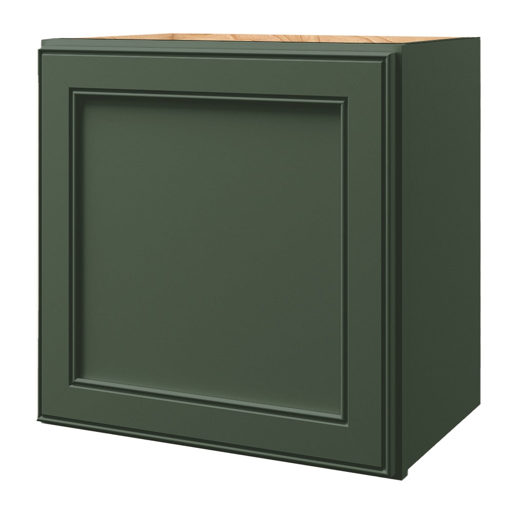 allen + roth 3182HR Heathrow 18-in W x 18.125-in H x 12-in D Sage Wall Fully assembled Cabinet (Recessed Panel Square)