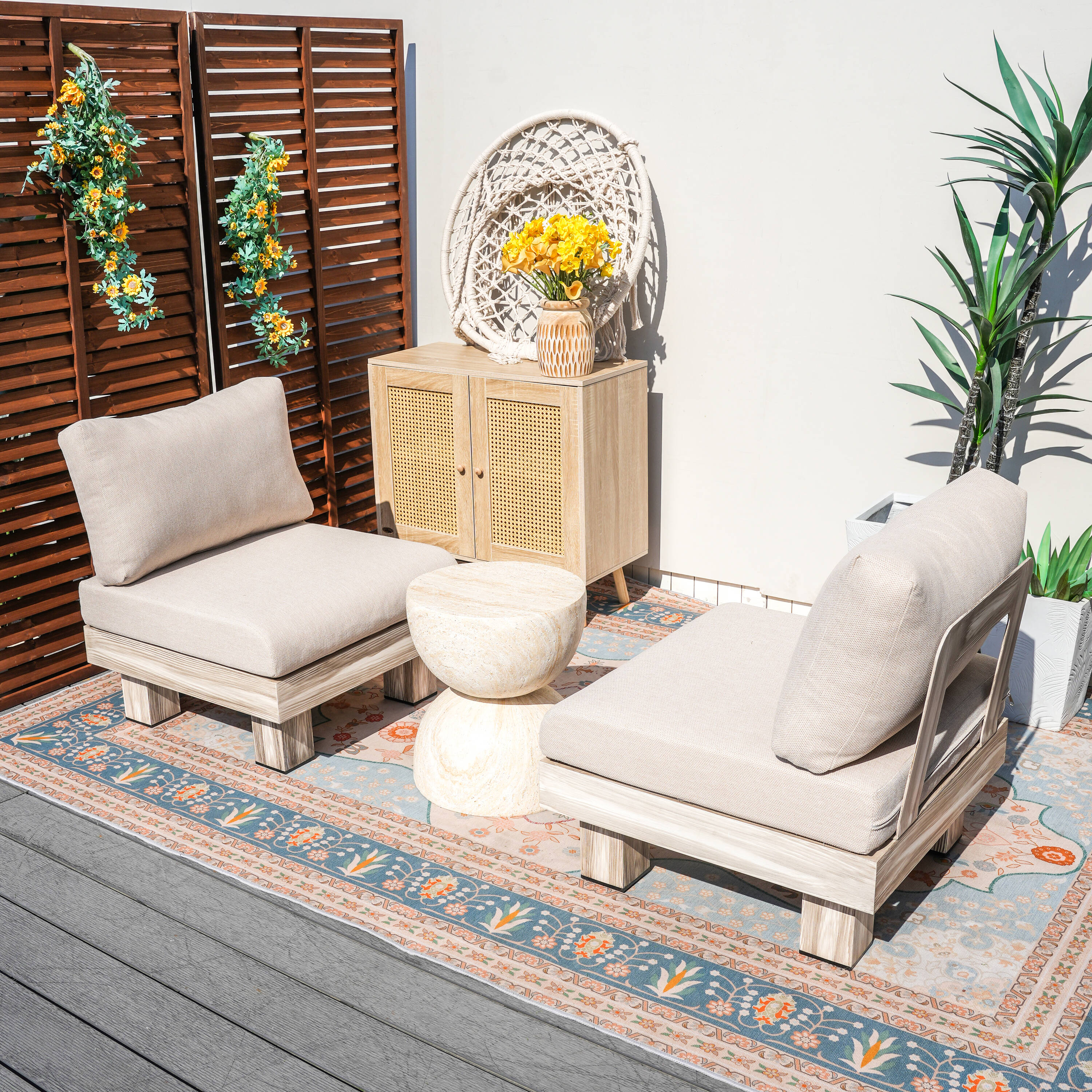 Direct Wicker DWS-22510&24928ST Patio-Conversation-Sets - View #2