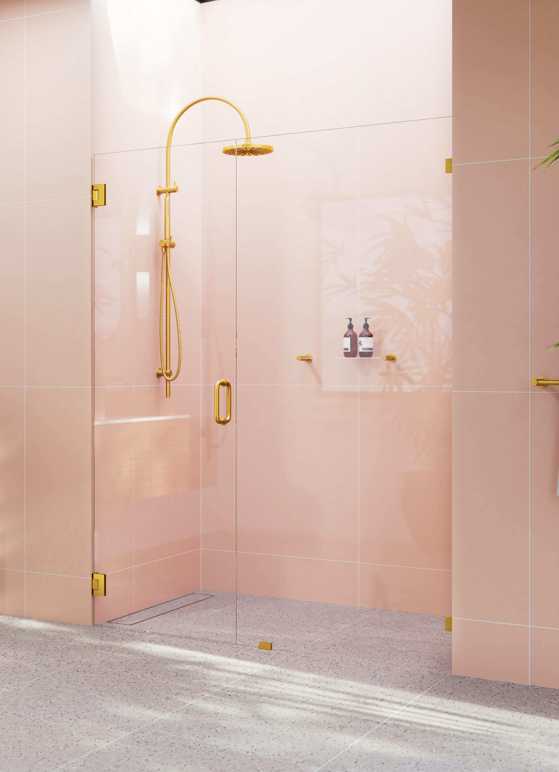 Glass Warehouse GW-WH-55-25-SB Shower-Doors - View #2