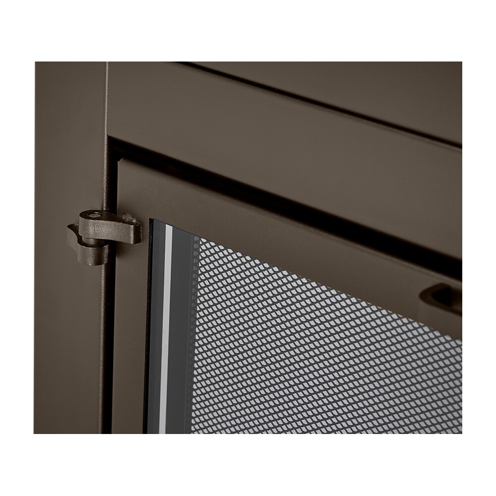 Allen + Roth Chester Oil Rubbed Bronze Large Cabinet-Style Fireplace Doors with Smoke Tempered Glass | FPDL109ORB