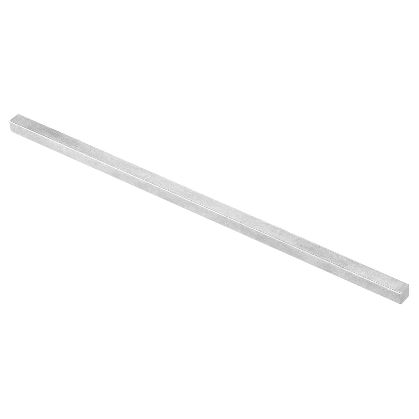 Square Steel Key Stock 3/8 Inch x 3/8 Inch x 12 Inch Cold-Drawn 45# Steel Bars Precision Key Stock for Gearbox Coupling Silver Tone