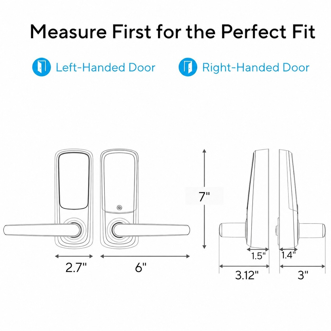 UUDULY LUU0710U107 Electronic-Door-Locks - View #8