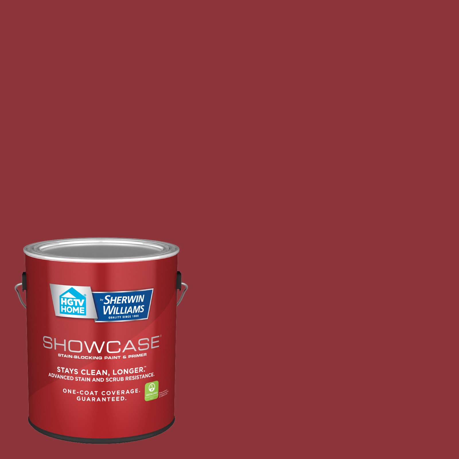 HGTV HOME by Sherwin-Williams 1009-4-935230 Showcase Flat Cut Ruby 1009-4 Acrylic Interior Paint Paint + Primer ( 1-gallon )