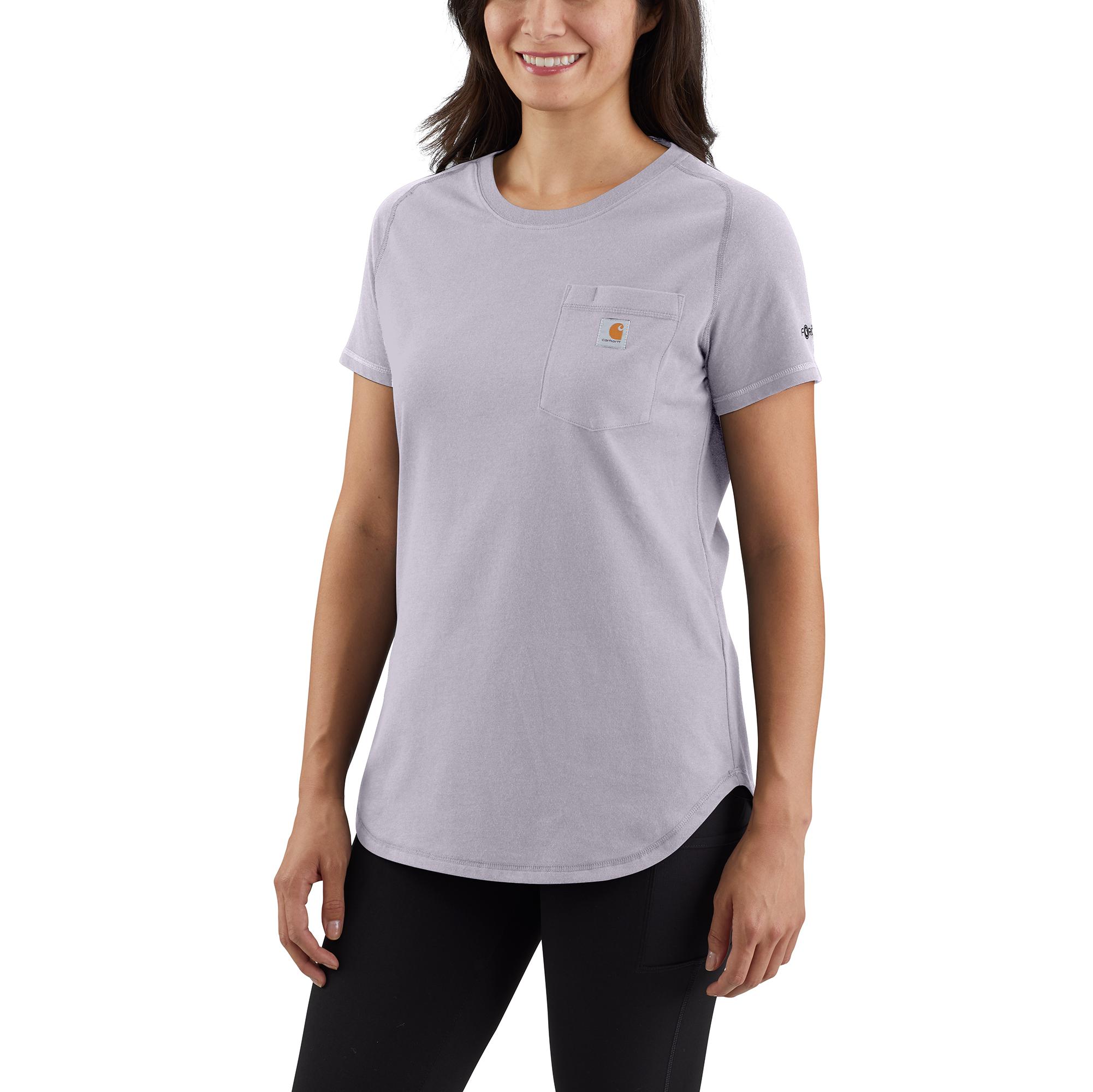 Carhartt 106650-V62XLREG Women's Purple Jersey Short sleeve T-shirt ( XL )