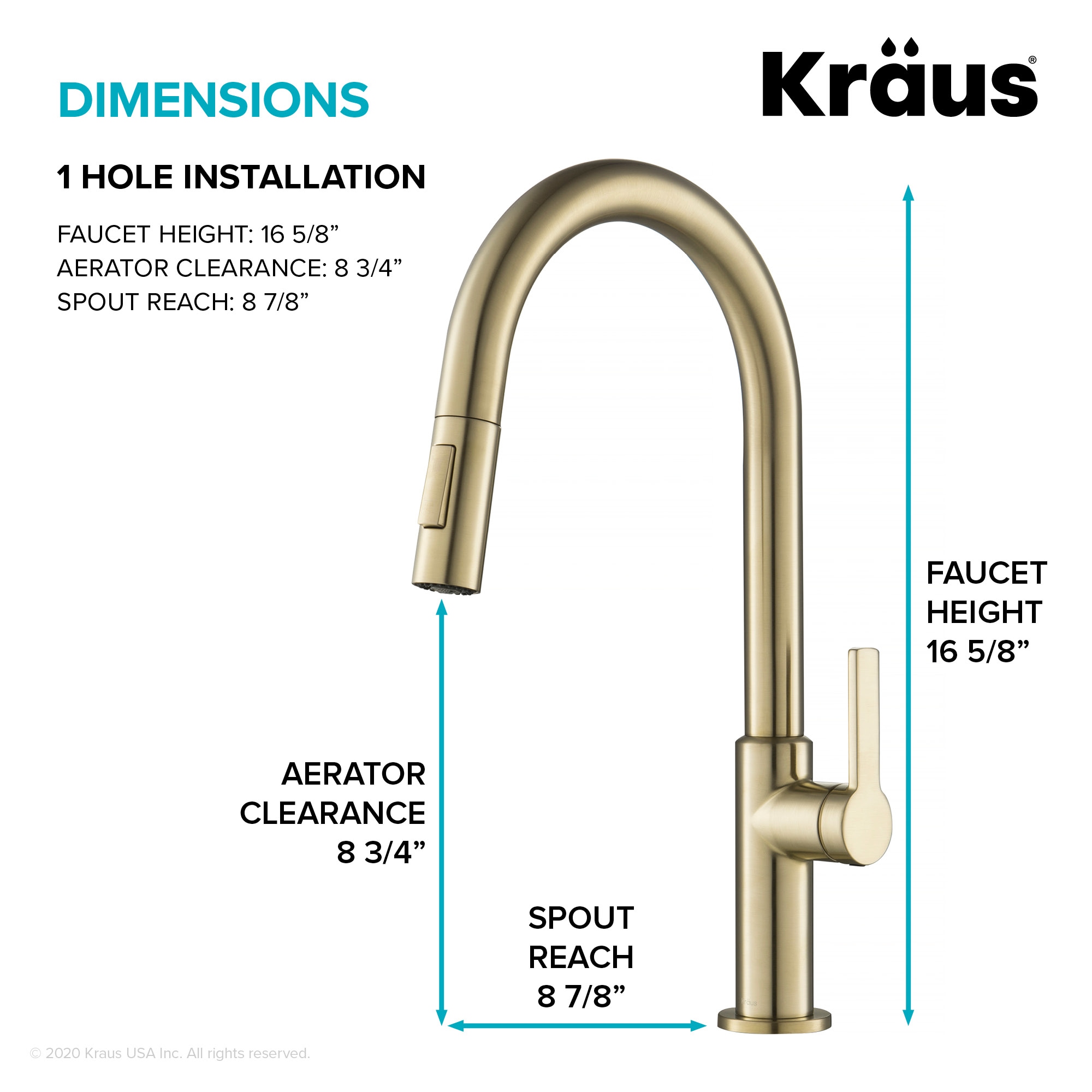 Kraus KPF-2820SFACB Kitchen-Faucets - View #6