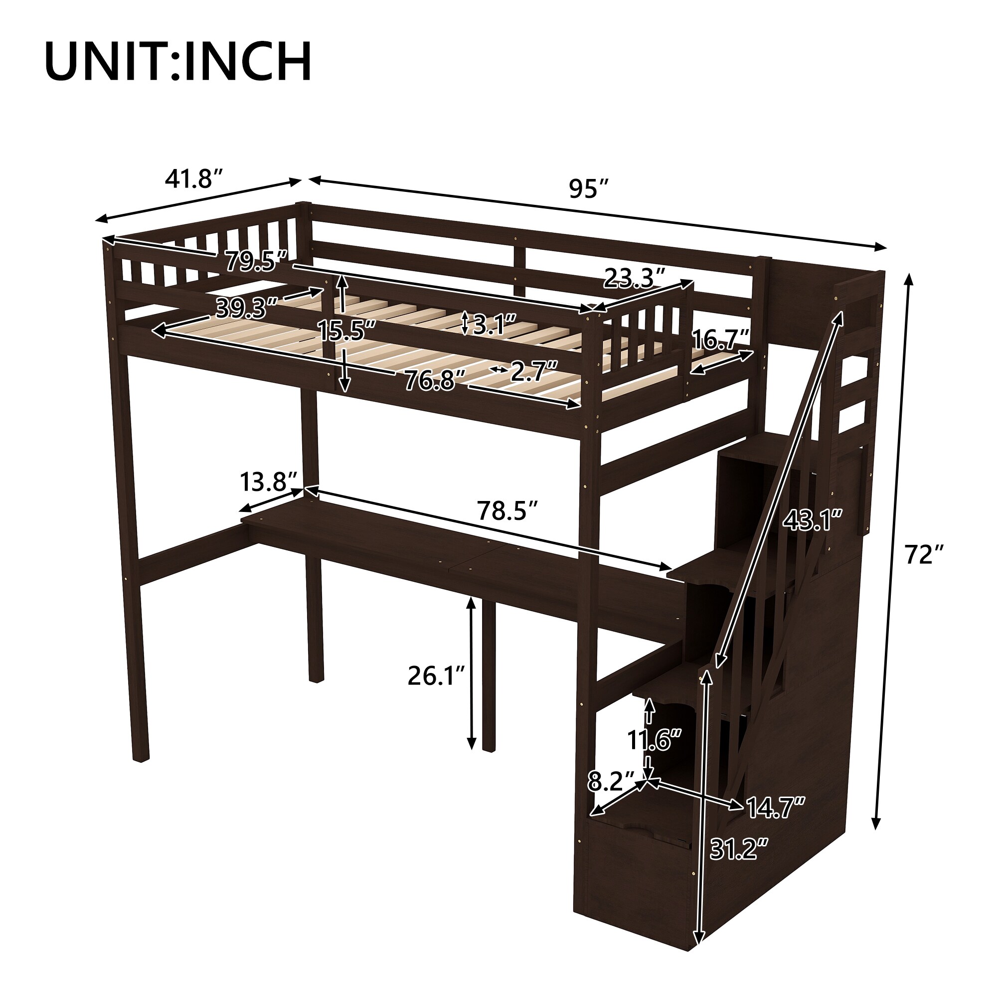 Qualler BWM000903P Bunk-Beds - View #10