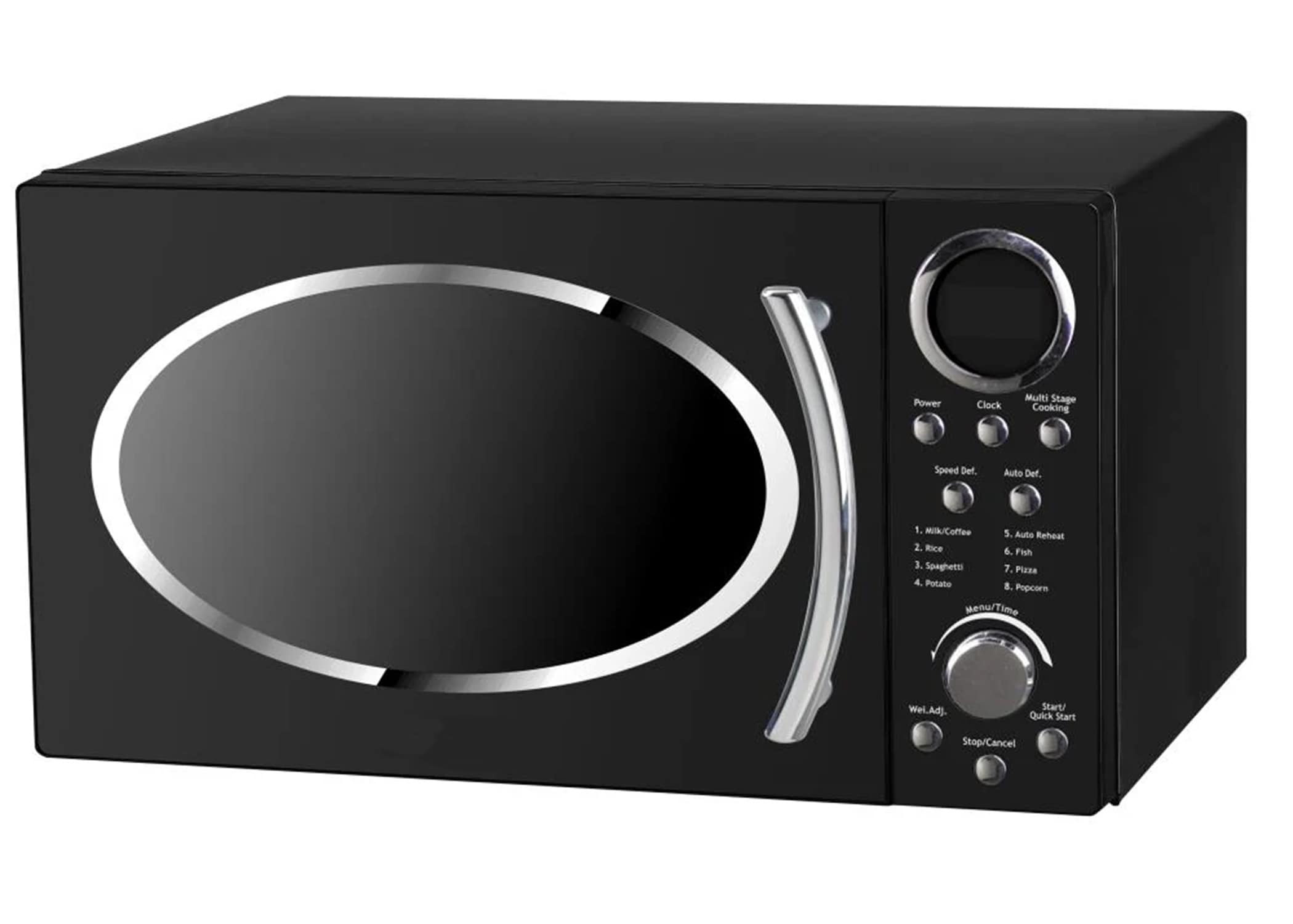  RMW987-BLACK RMW987 0.9-cu ft Small 900-Watt Countertop Microwave (Black and Stainless Steel)