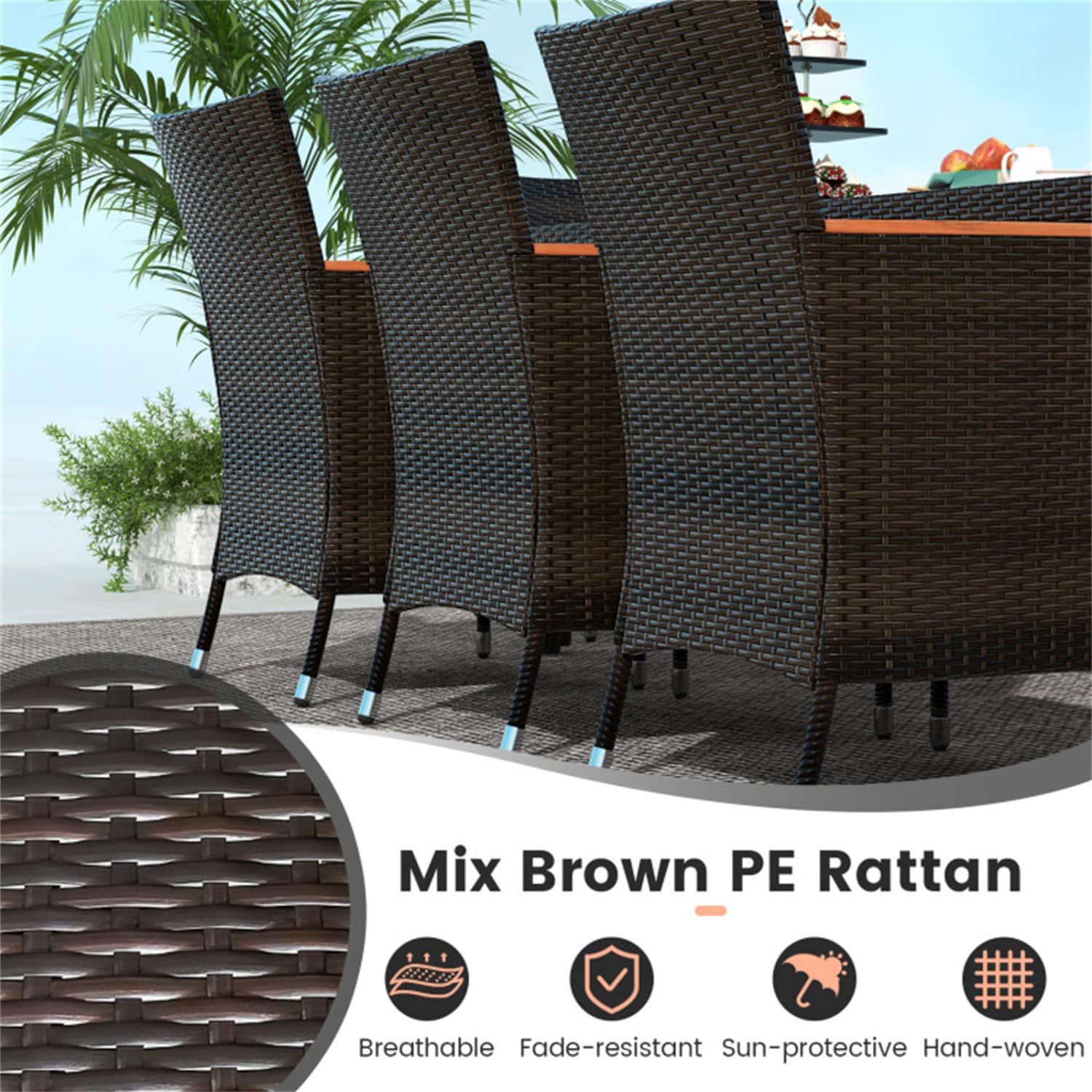 BABOOM BOM-208AAA-OR Patio-Dining-Sets - View #10